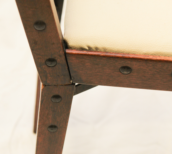 Vintage "Leg-O-Matic" Wooden Folding Chairs by Lorraine Metal Mfg. Co.