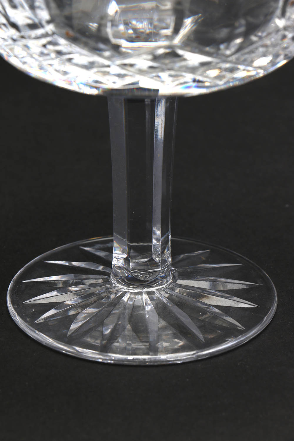 Set of Six Waterford Crystal "Lismore" Champagne Tall Sherbet Goblets