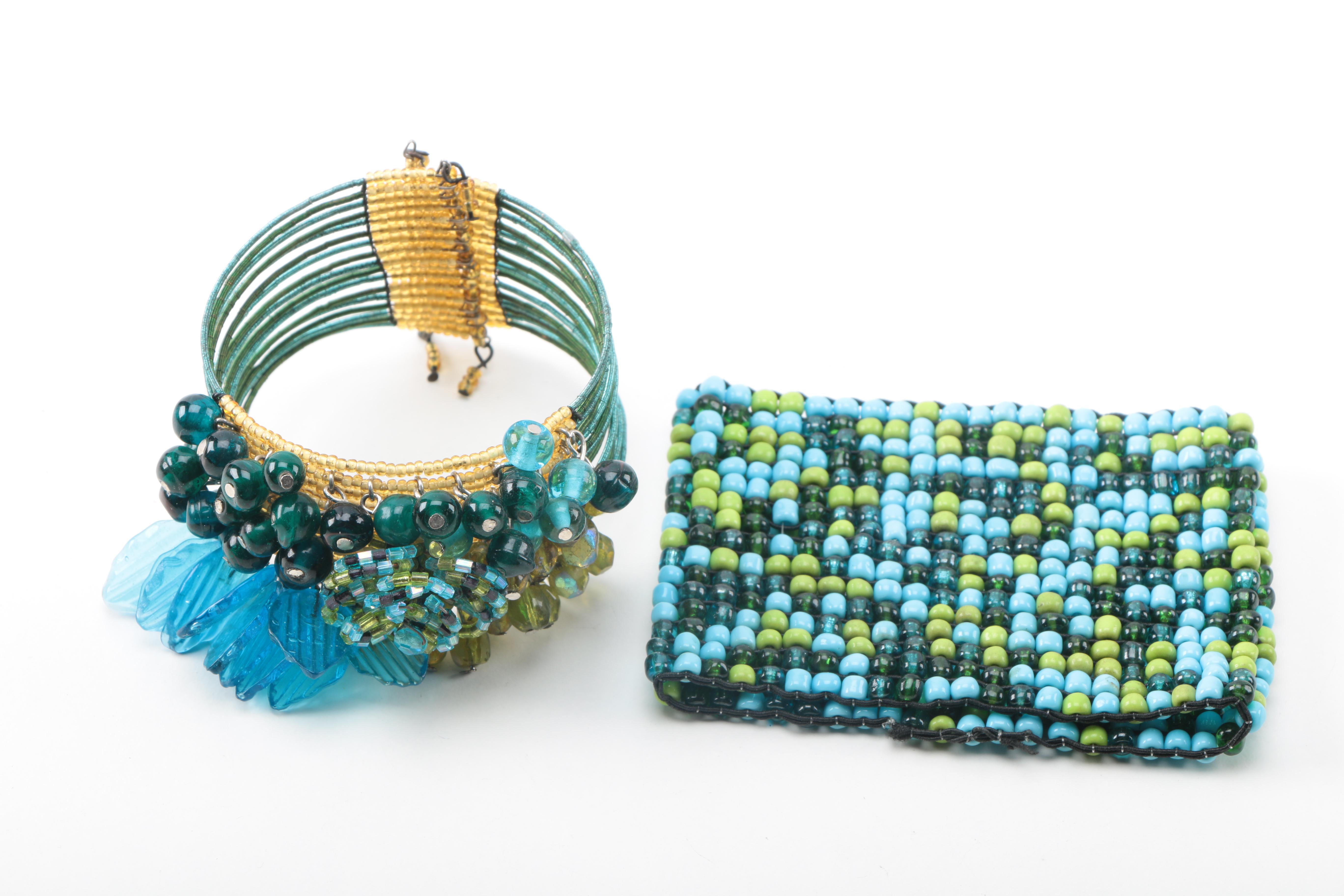 Gemstone and Glass Bead Necklaces and Bracelets