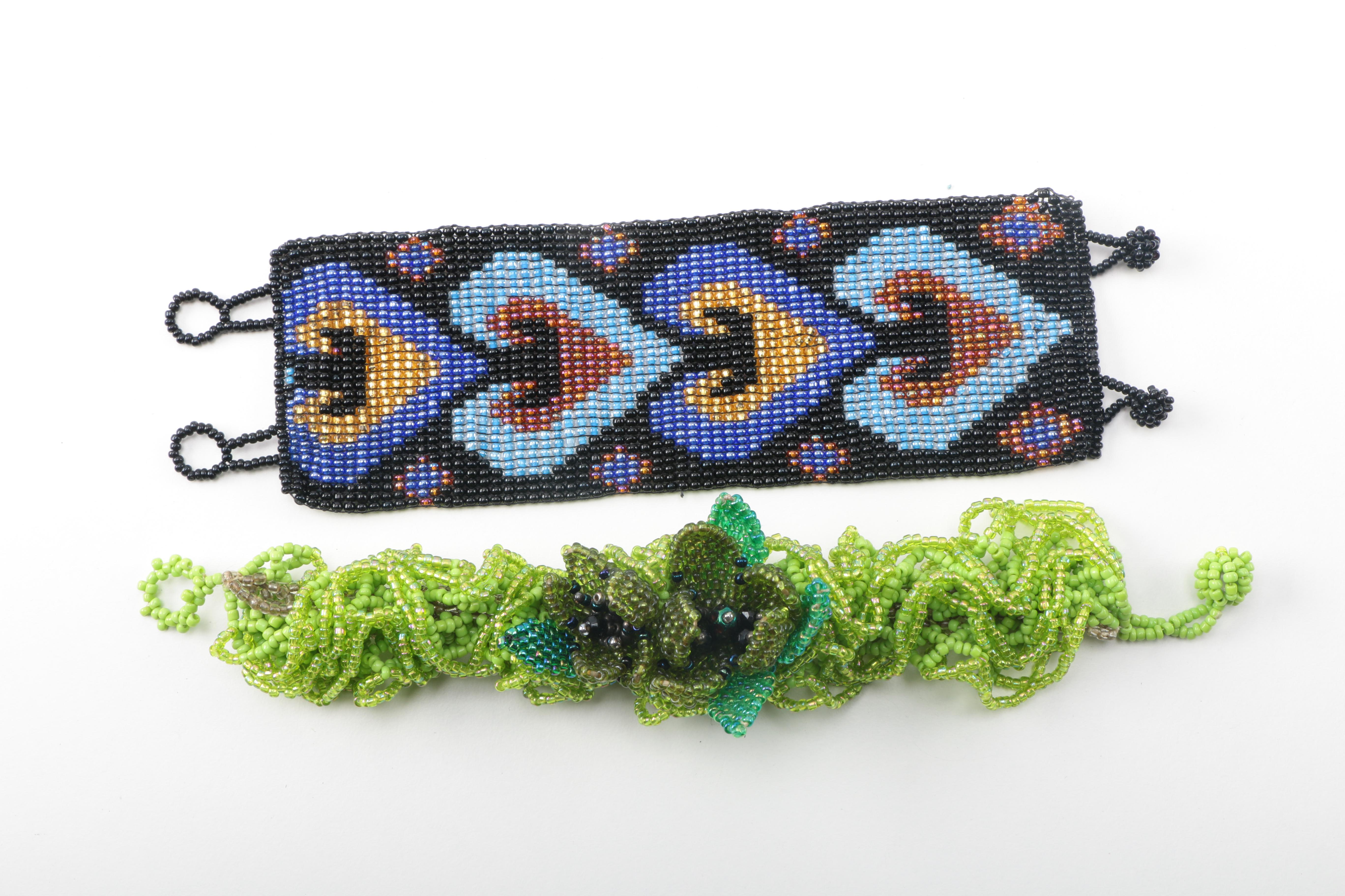 Gemstone and Glass Bead Necklaces and Bracelets