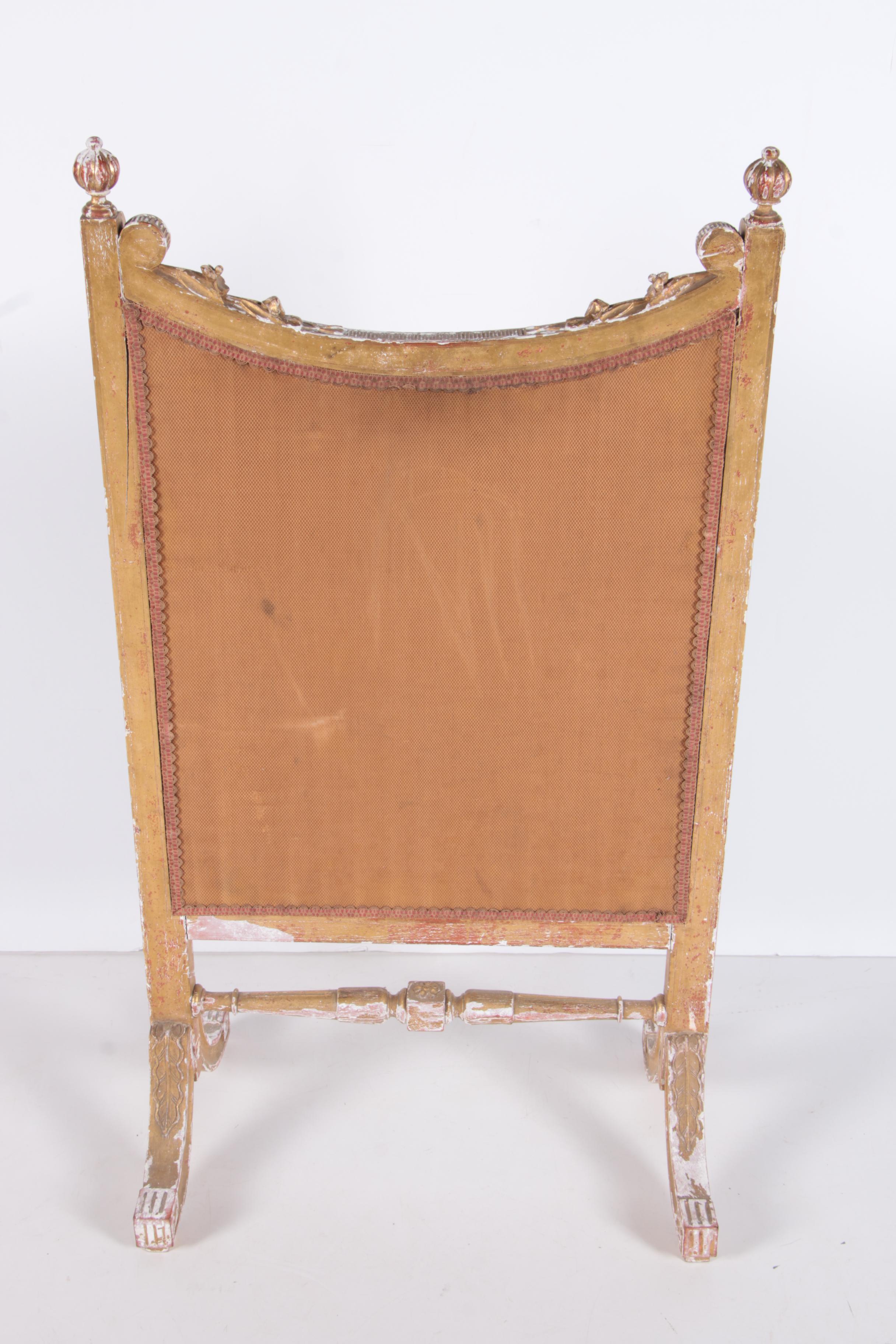 Antique Victorian Style Fireplace Screen