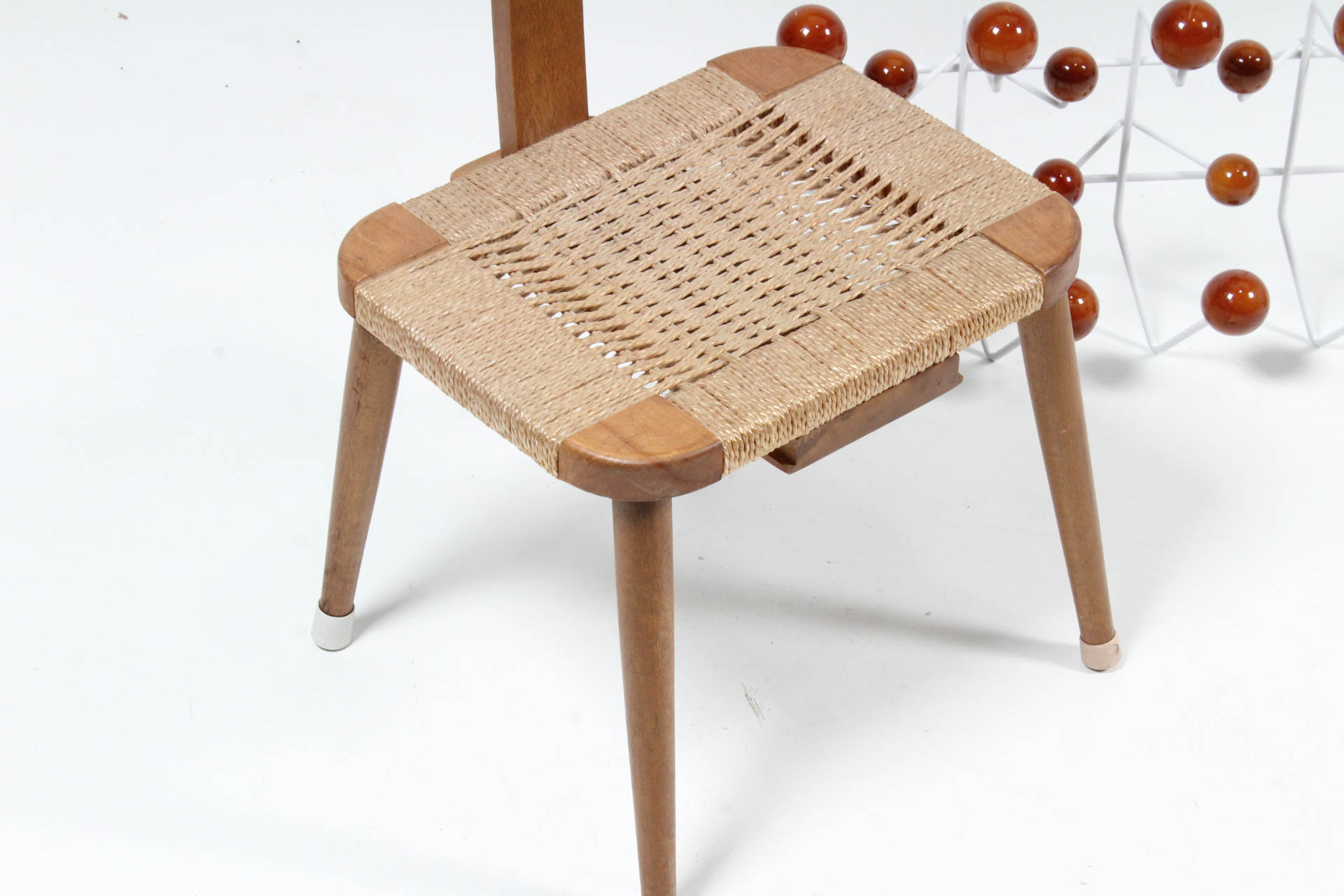 Mid Century Modern Valet Chair and Coat Hanger