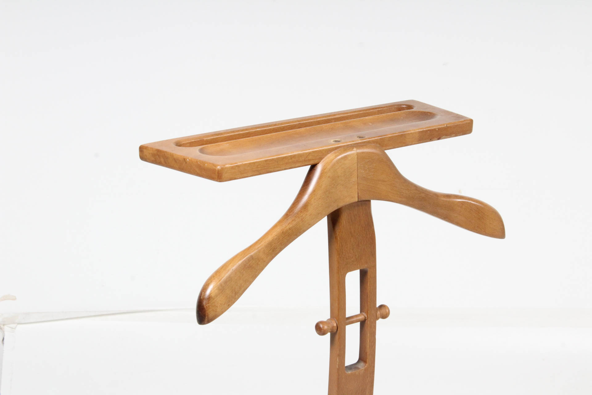 Mid Century Modern Valet Chair and Coat Hanger