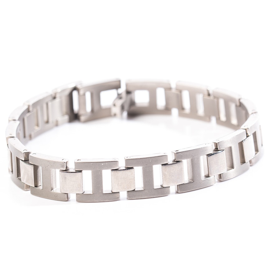 Titanium Brushed and Polished Bracelet