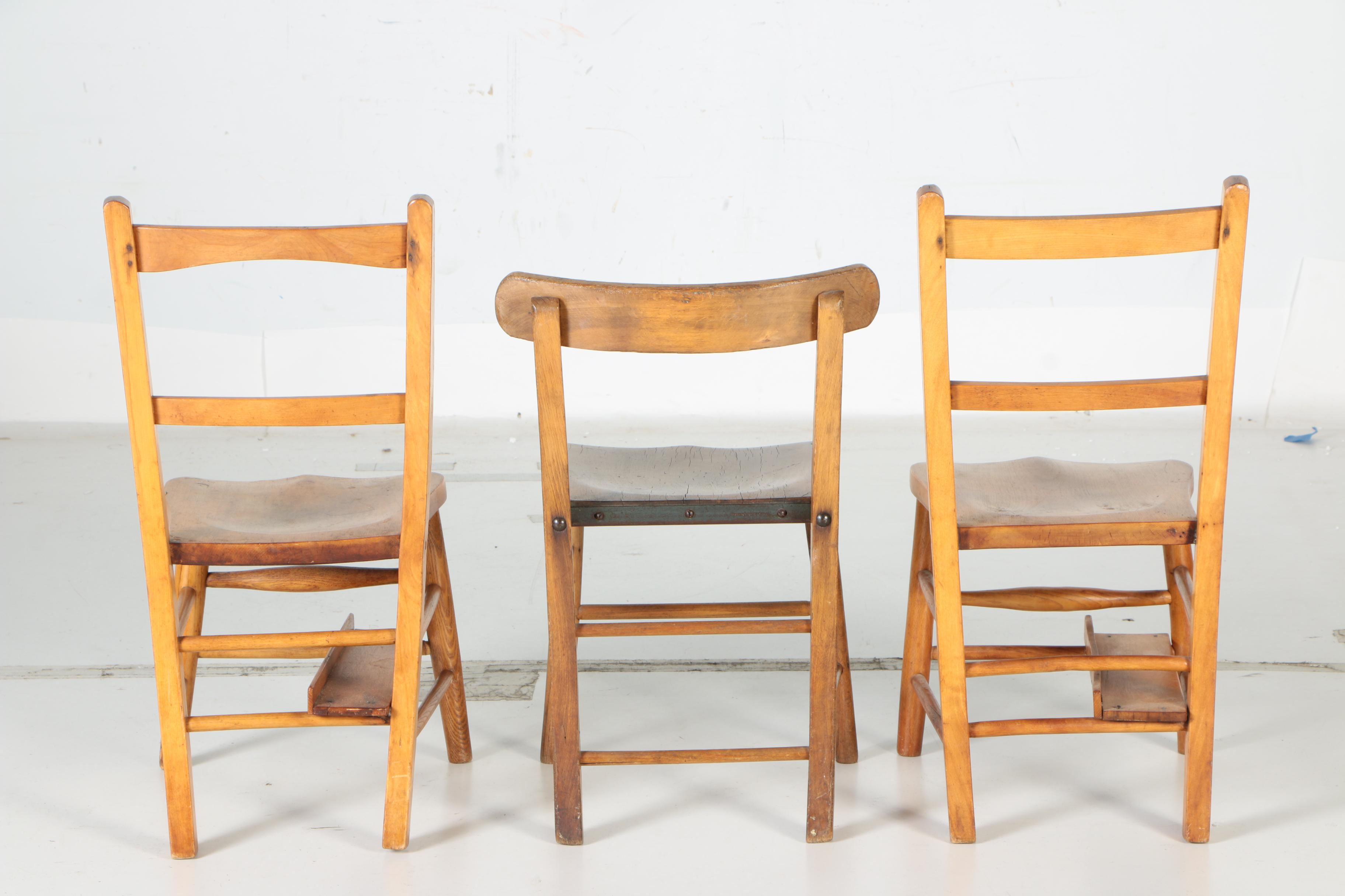 Grouping of Children's Desk Chairs