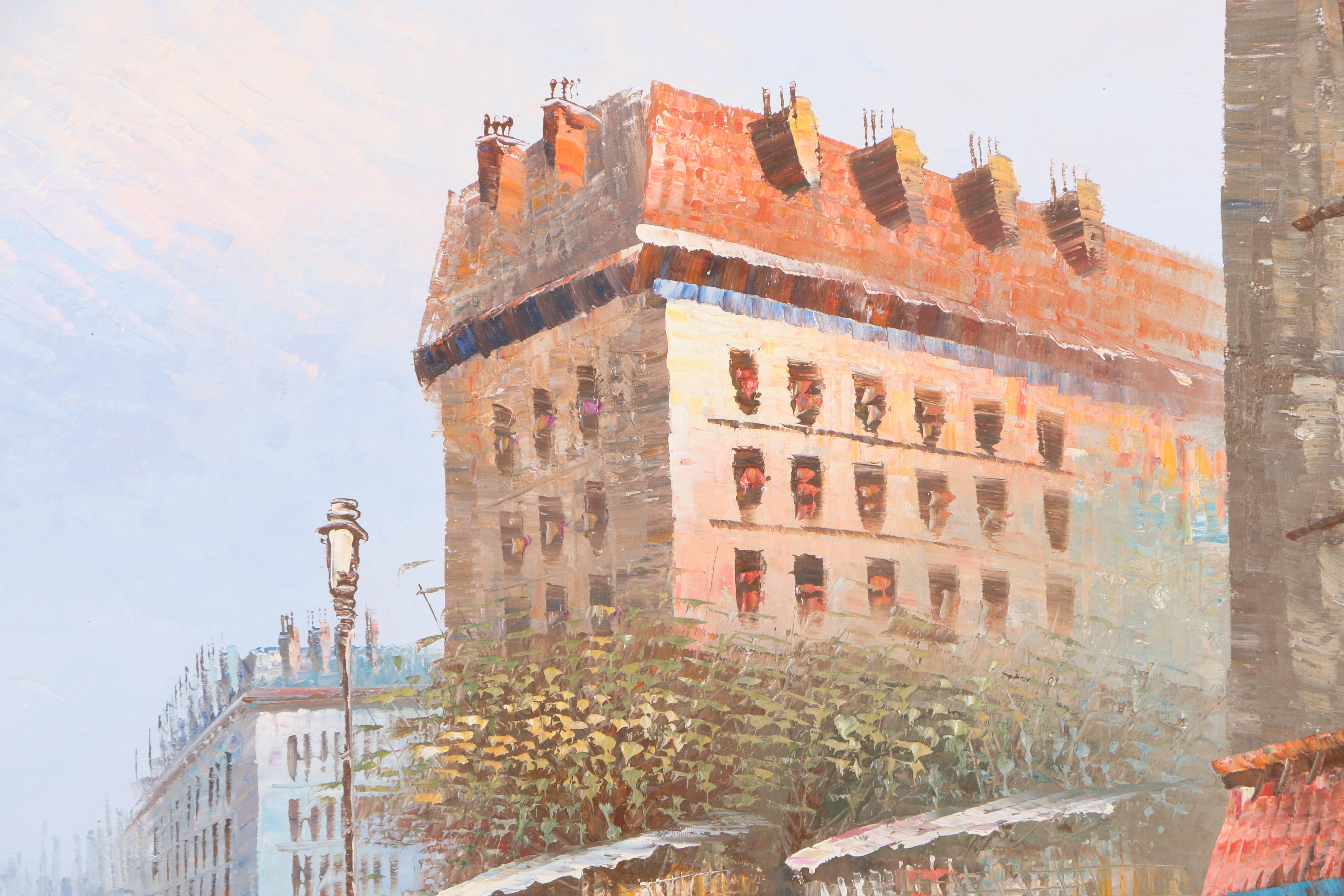 Oil Paintings of European Street Scenes