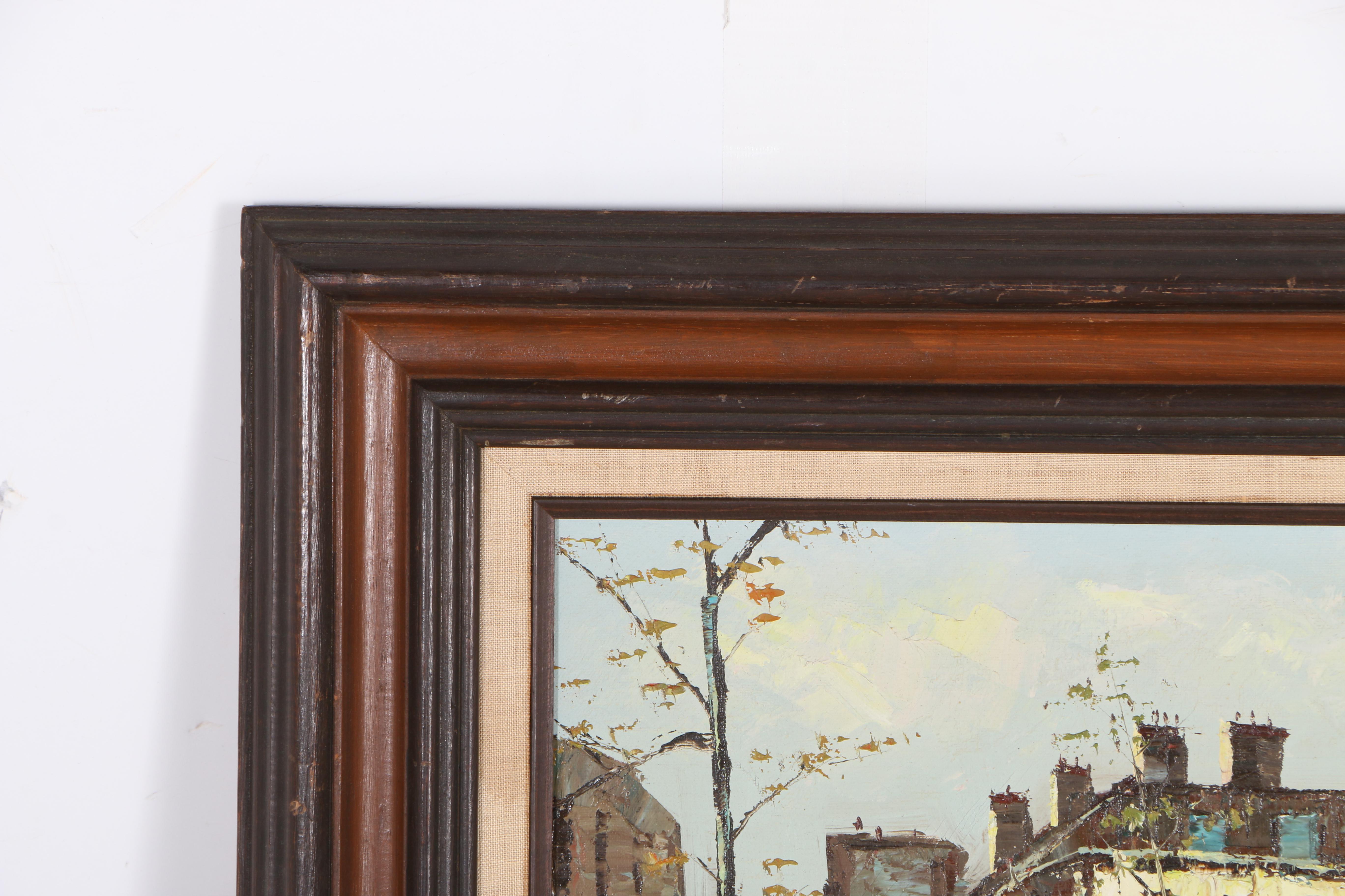 Oil Paintings of European Street Scenes