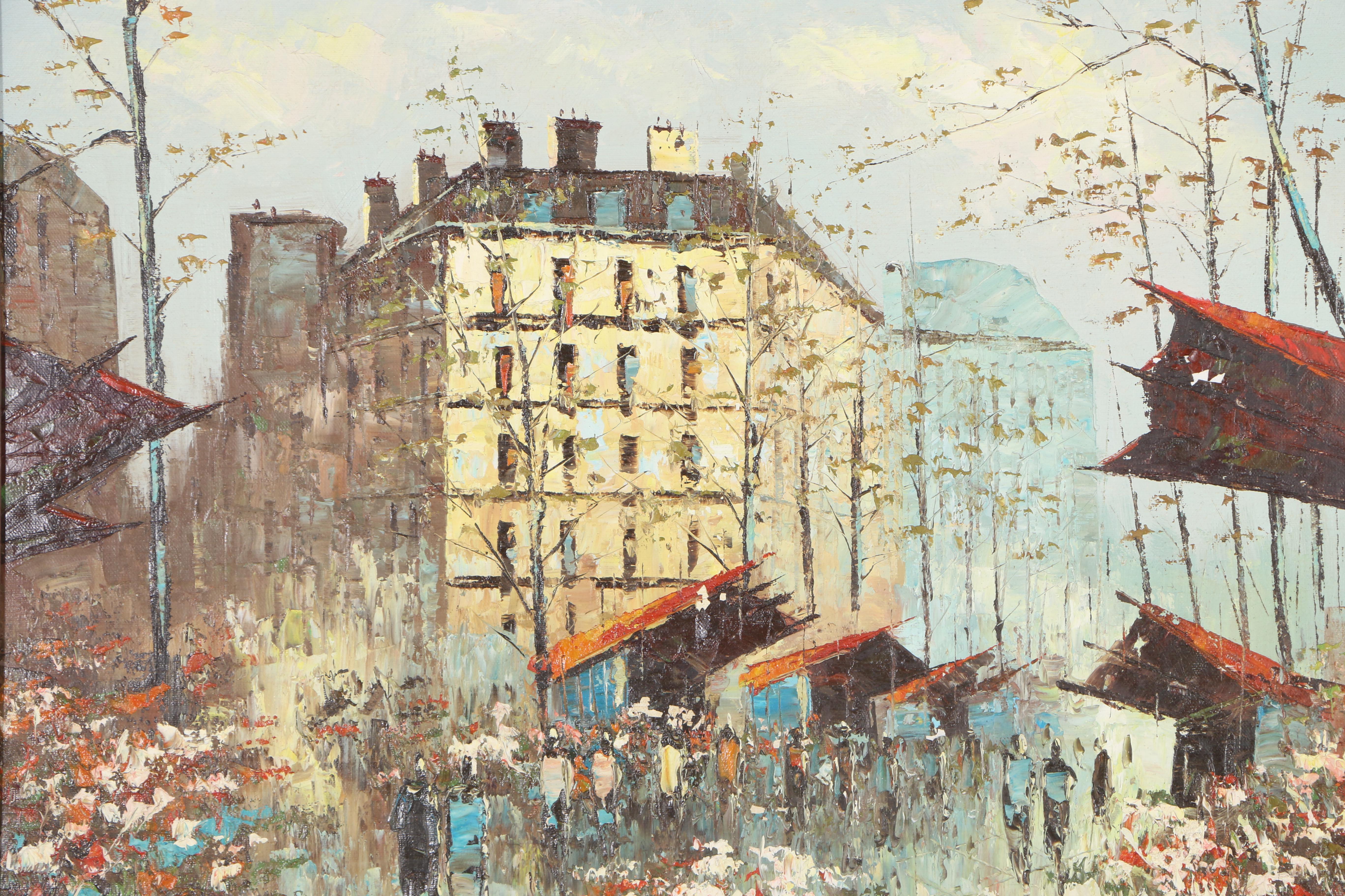 Oil Paintings of European Street Scenes