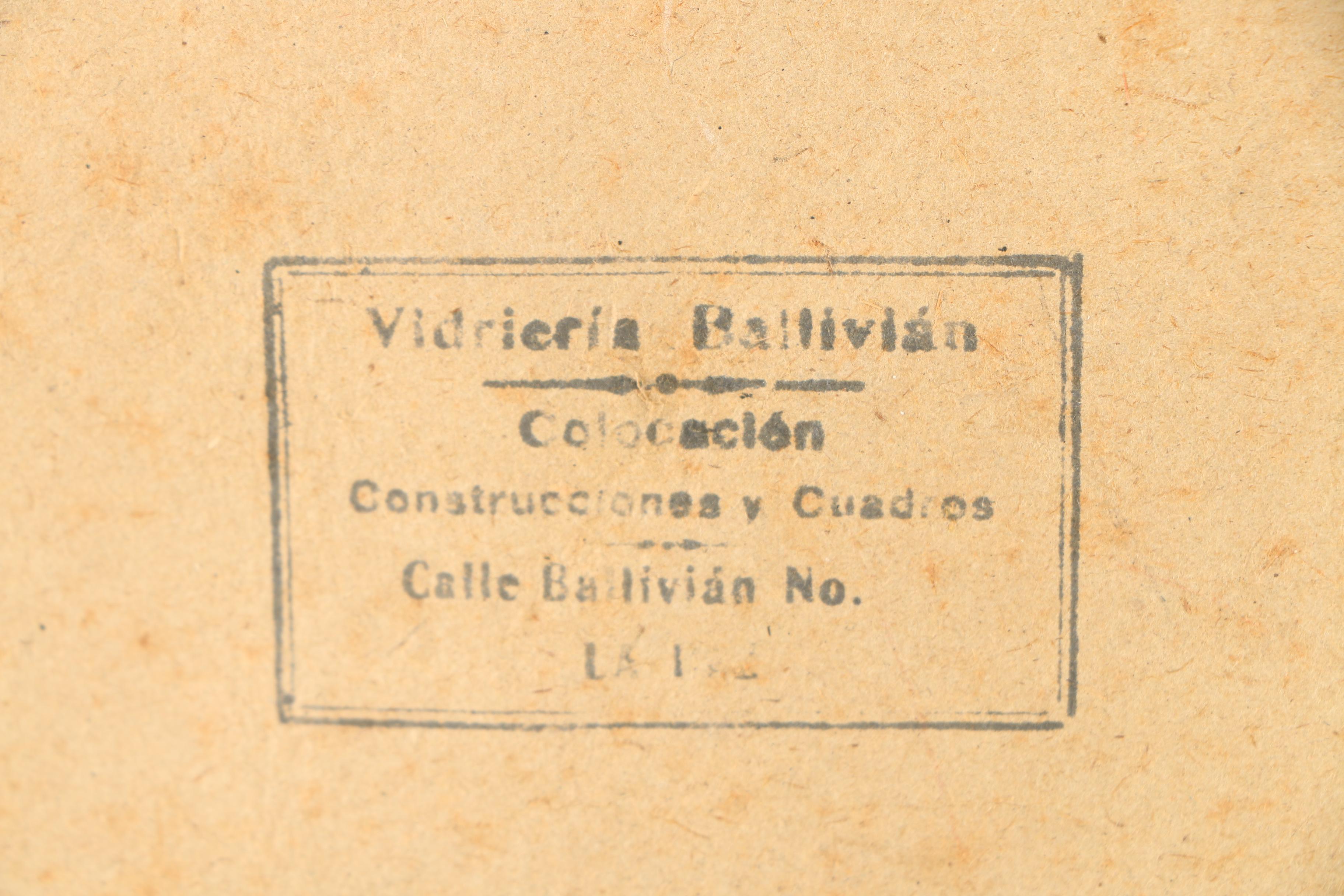 Lithograph Print on Paper After Walter Sanden "Huayna Potsi"