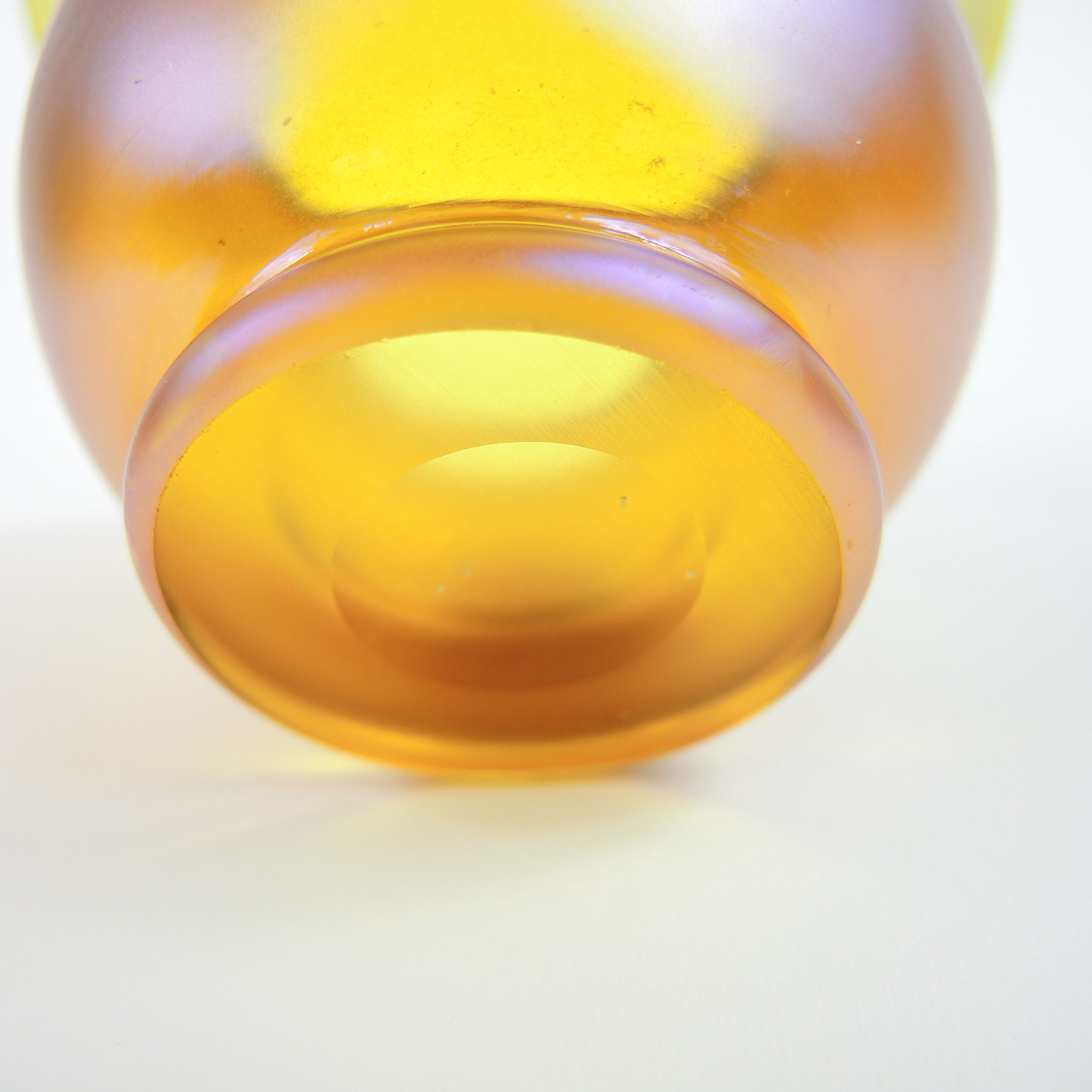 Iridescent Aurene Art Glass Vase