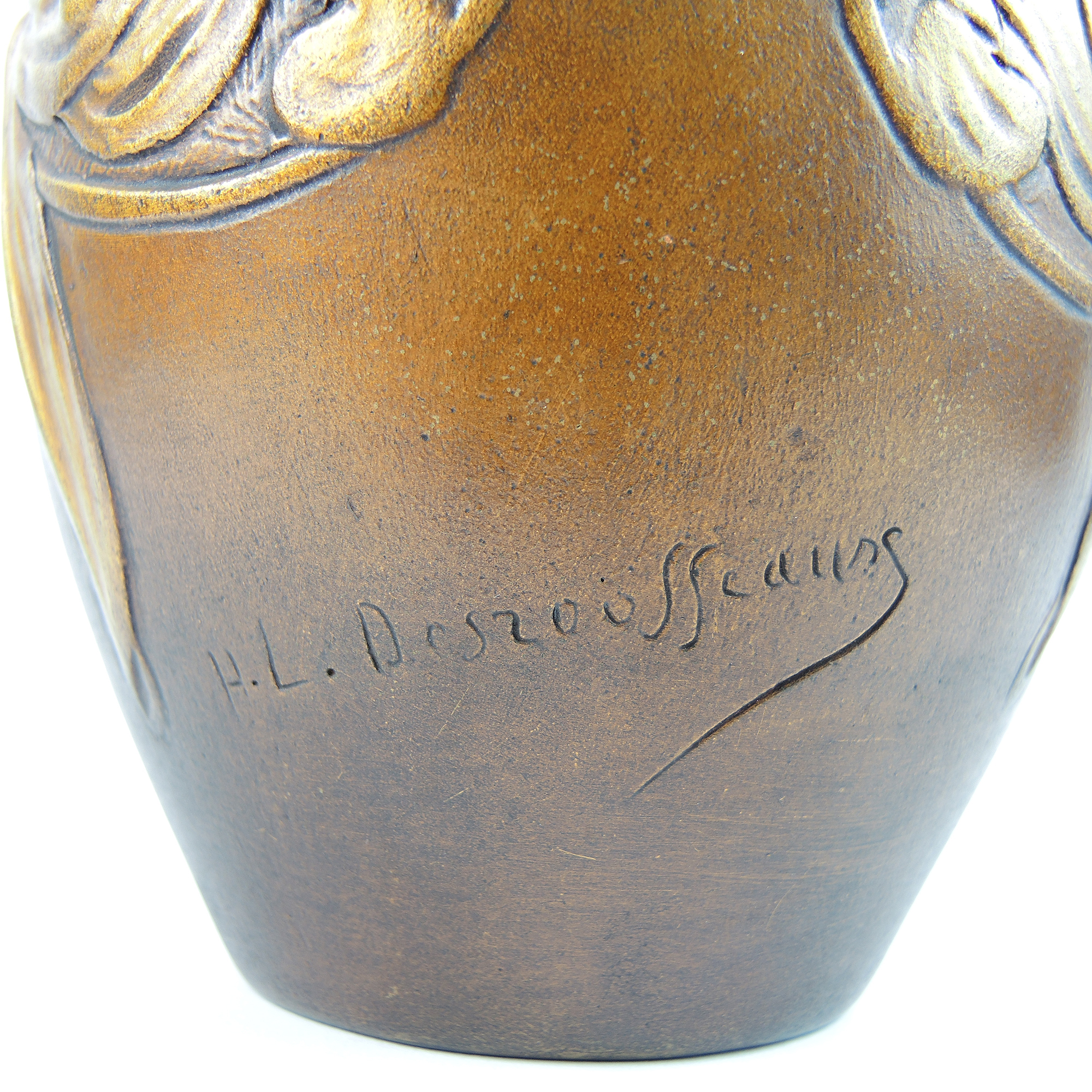 Art Nouveau Inspired Vase by H.L. Desrousseaux