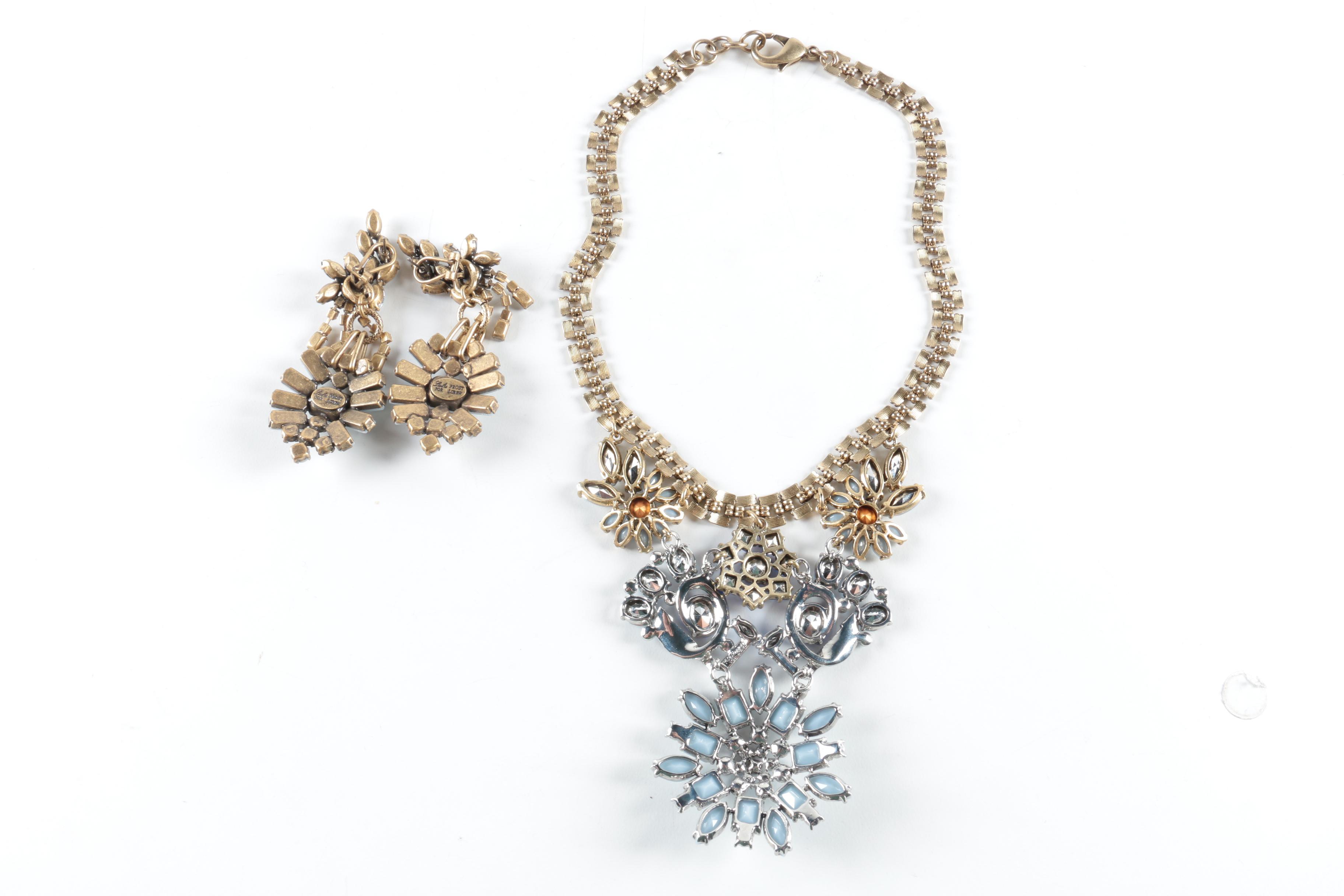 Collection of J Crew Jewelry and Sterling Silver Earrings