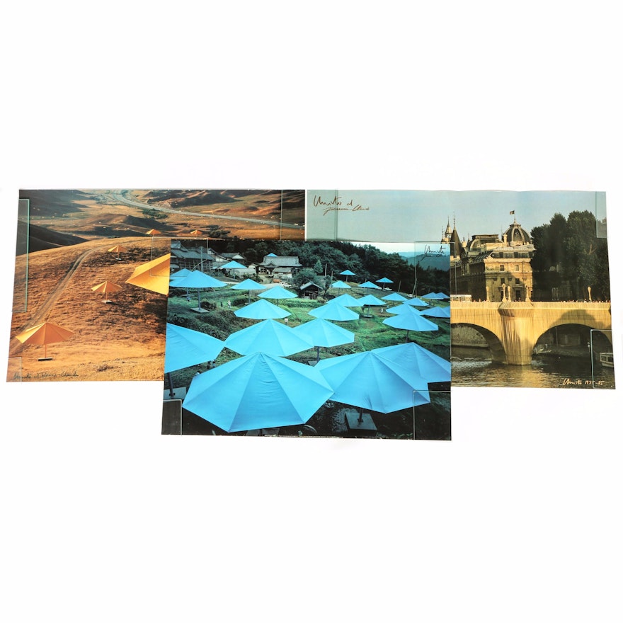 Christo and Jeanne-Claude Signed Poster Collection