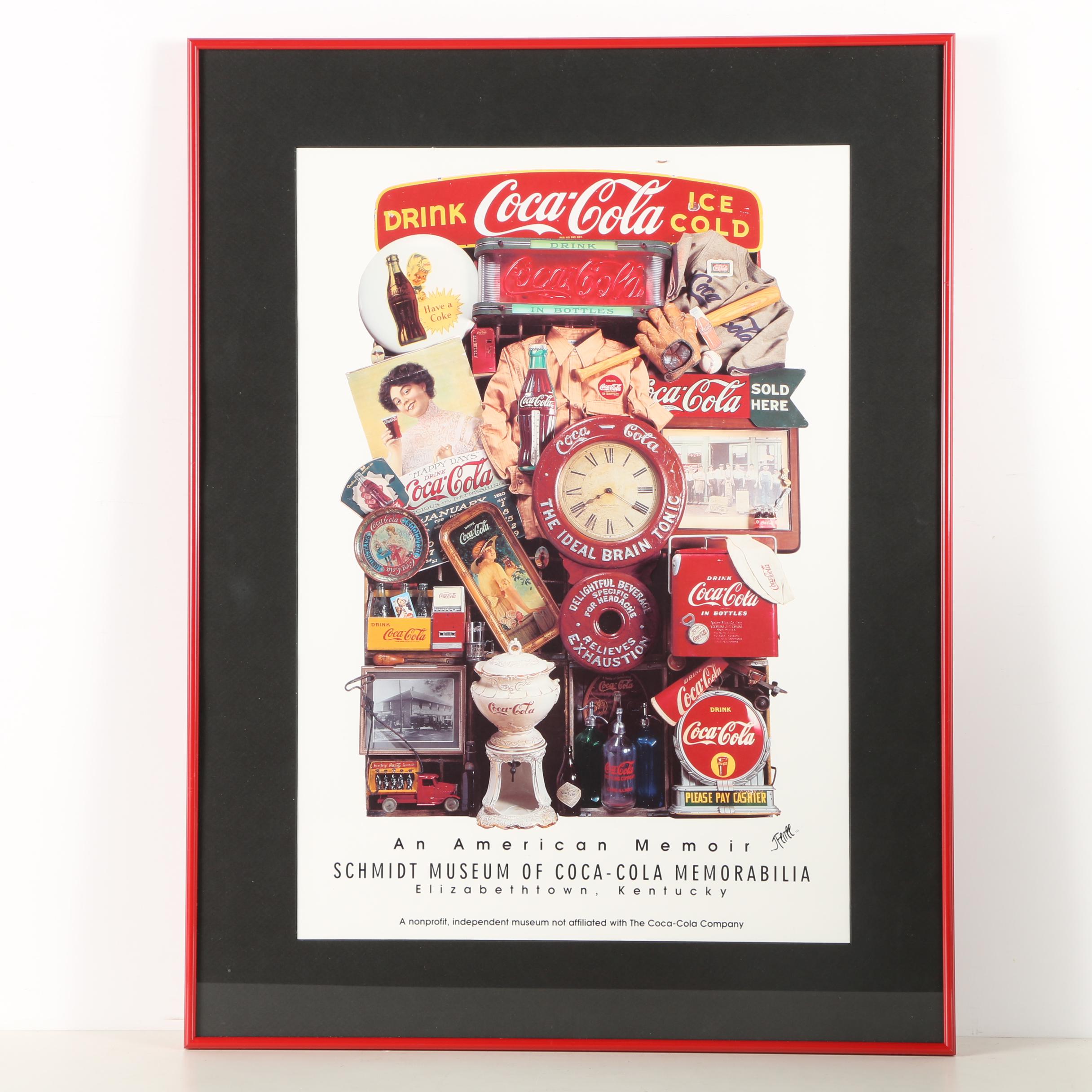 Offset Lithograph Poster After Jill Ferree "An American Memoir"