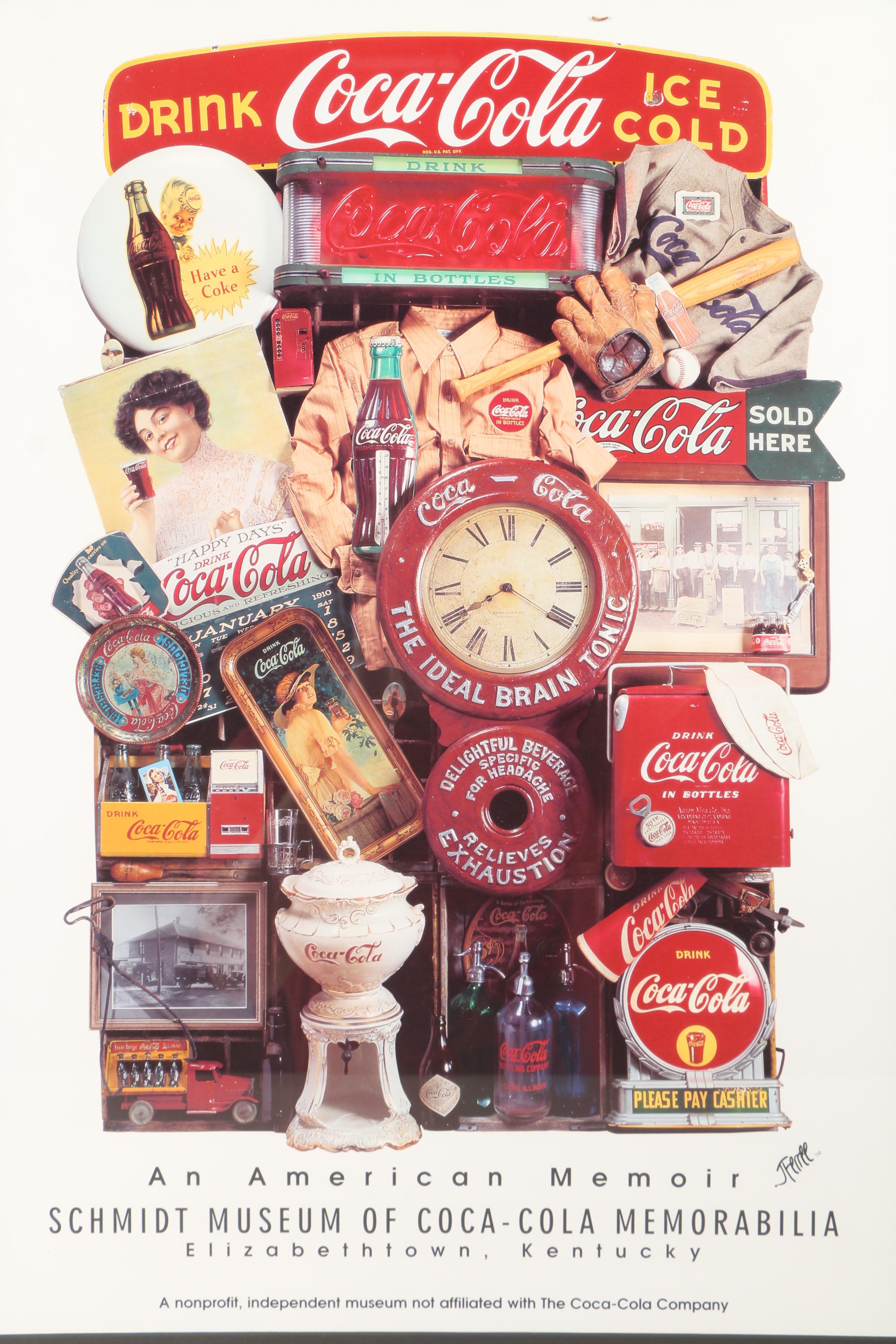 Offset Lithograph Poster After Jill Ferree "An American Memoir"