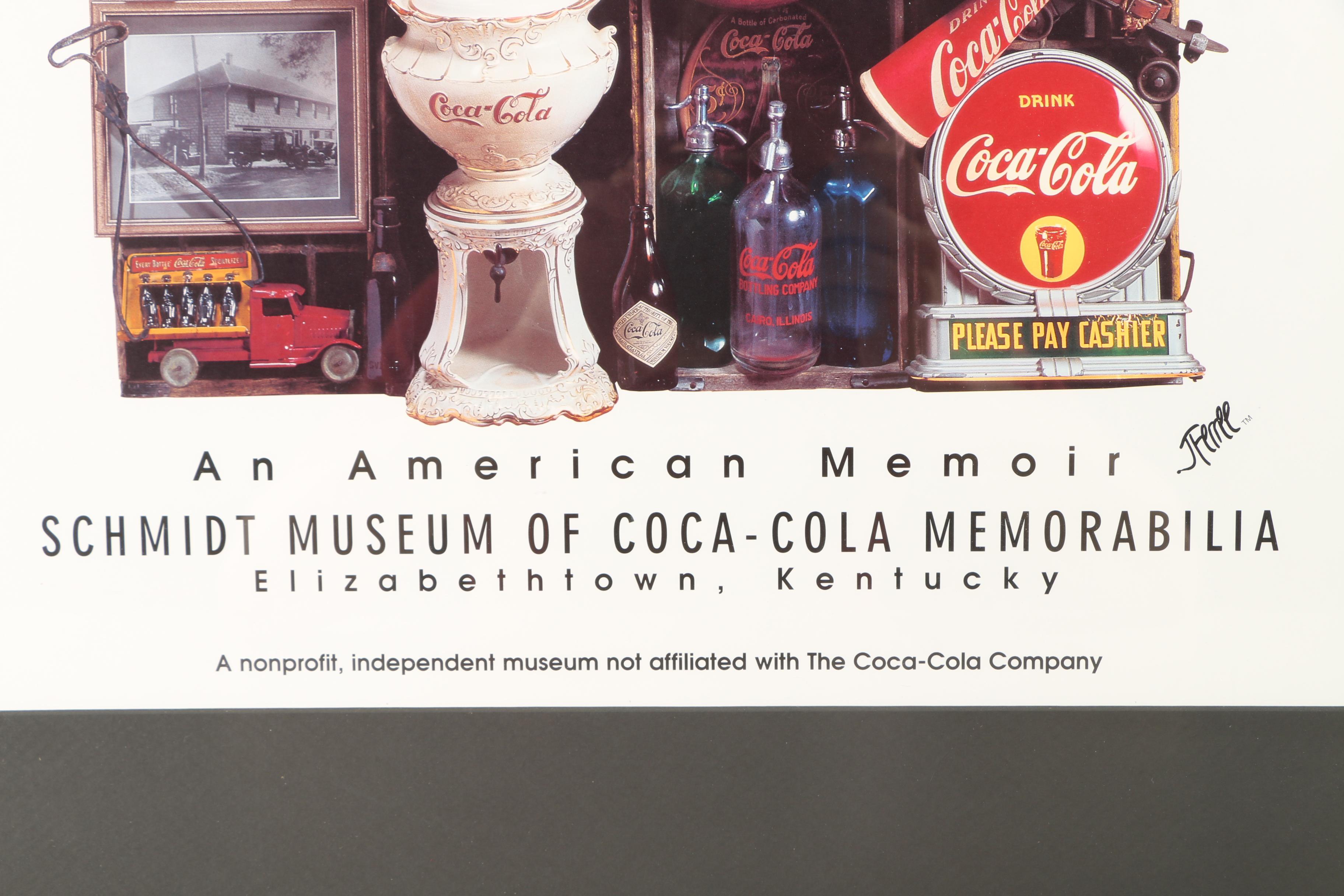 Offset Lithograph Poster After Jill Ferree "An American Memoir"