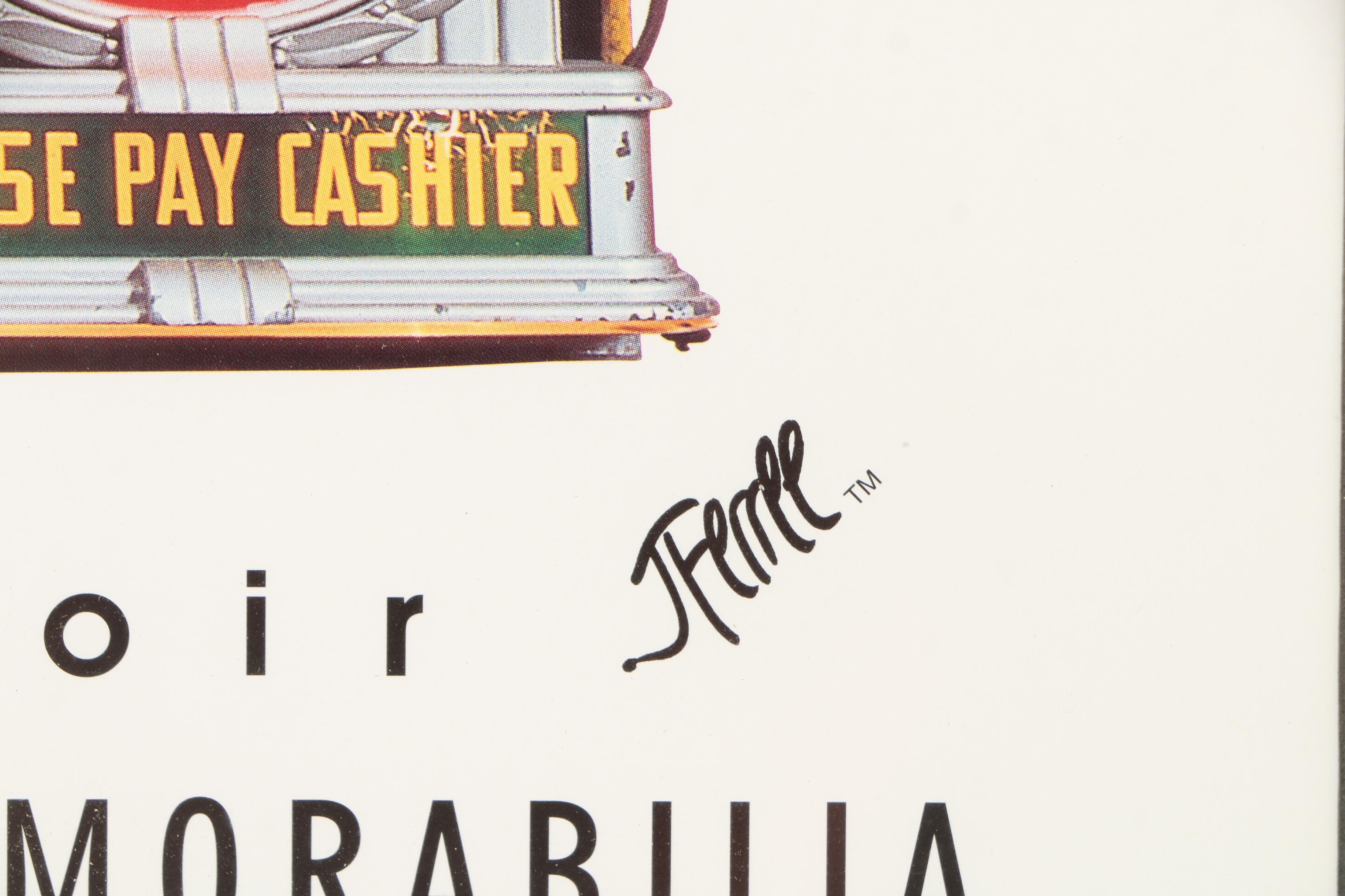 Offset Lithograph Poster After Jill Ferree "An American Memoir"