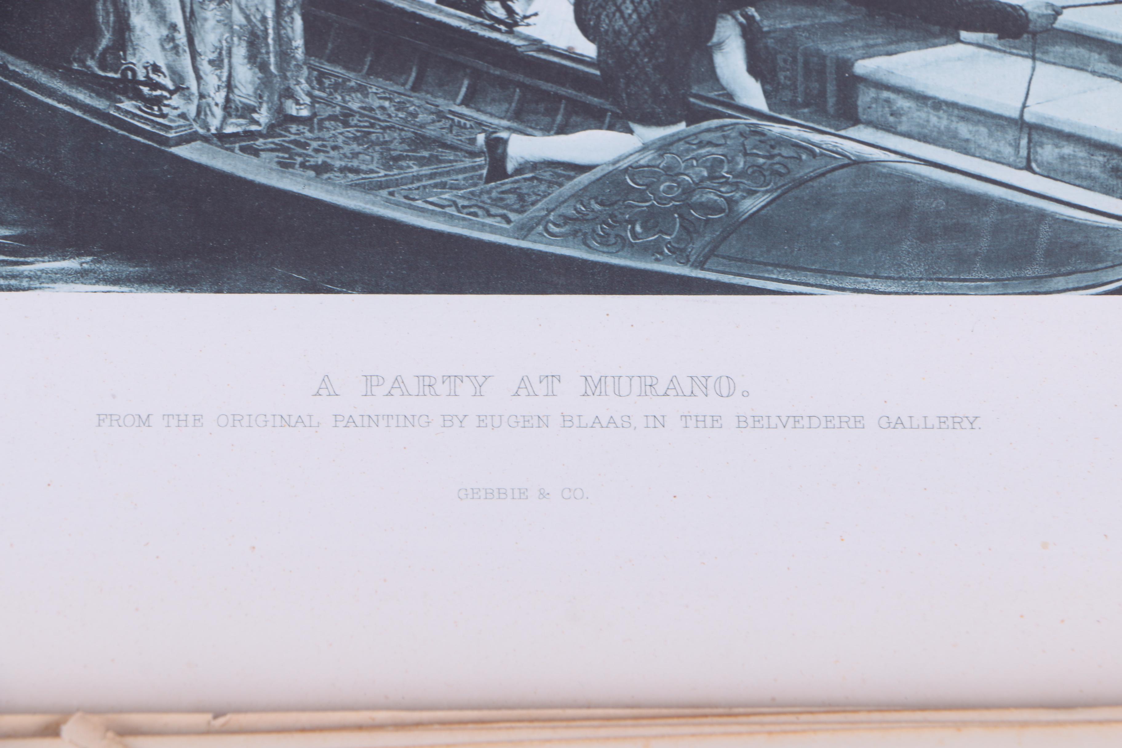 1884 "The Masterpieces of German Art Illustrated: Portfolio Edition" Sections