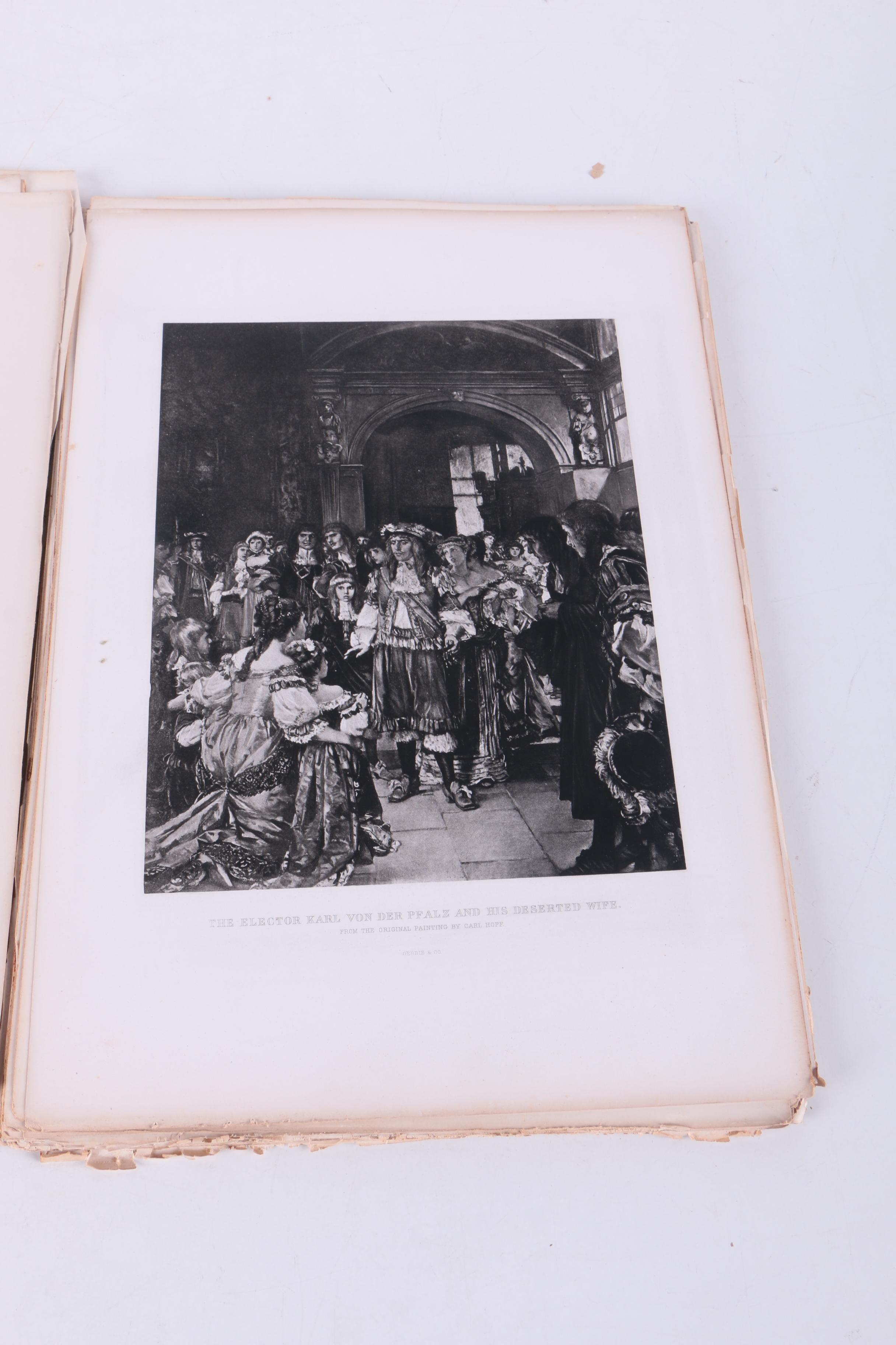 1884 "The Masterpieces of German Art Illustrated: Portfolio Edition" Sections