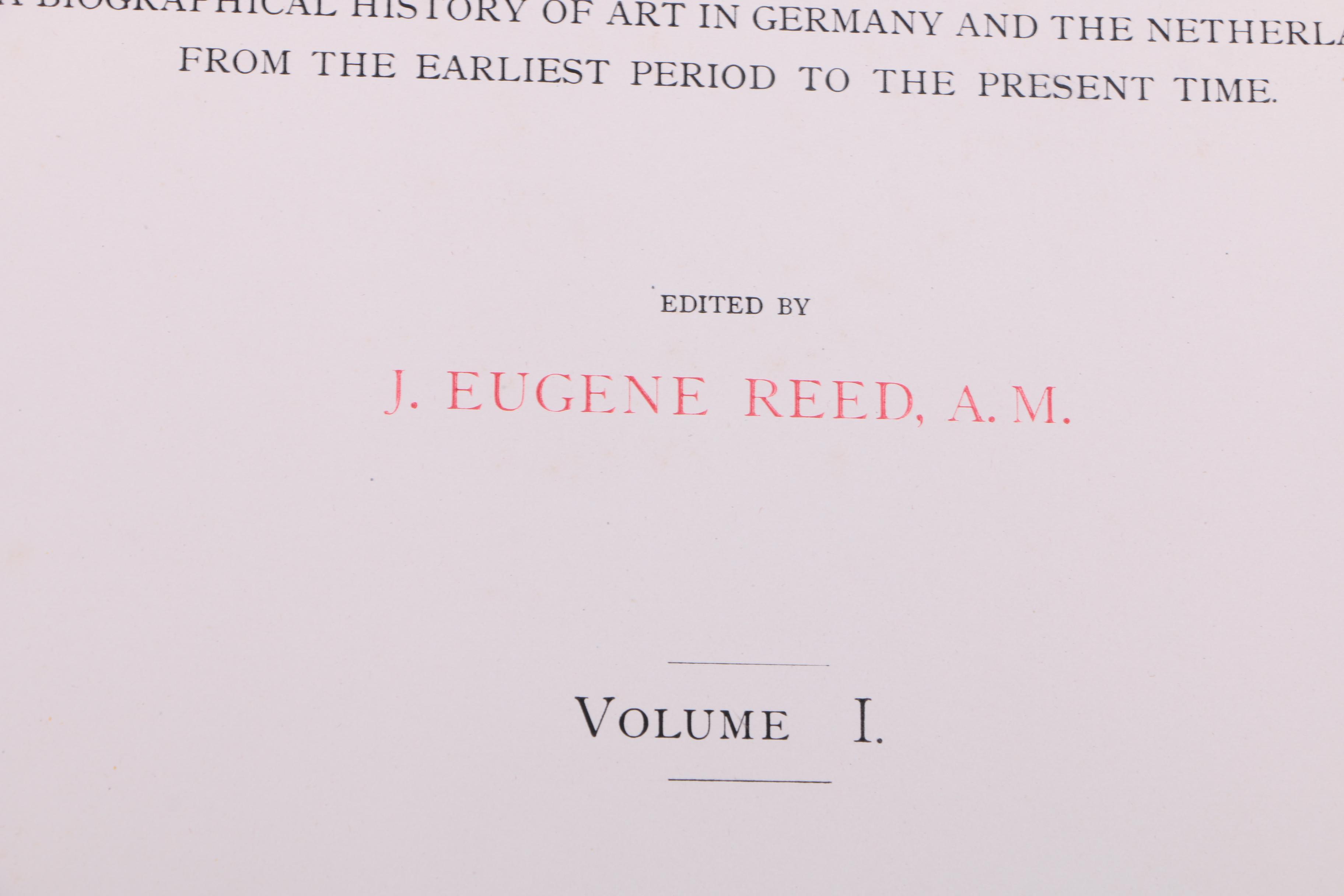 1884 "The Masterpieces of German Art Illustrated: Portfolio Edition" Sections