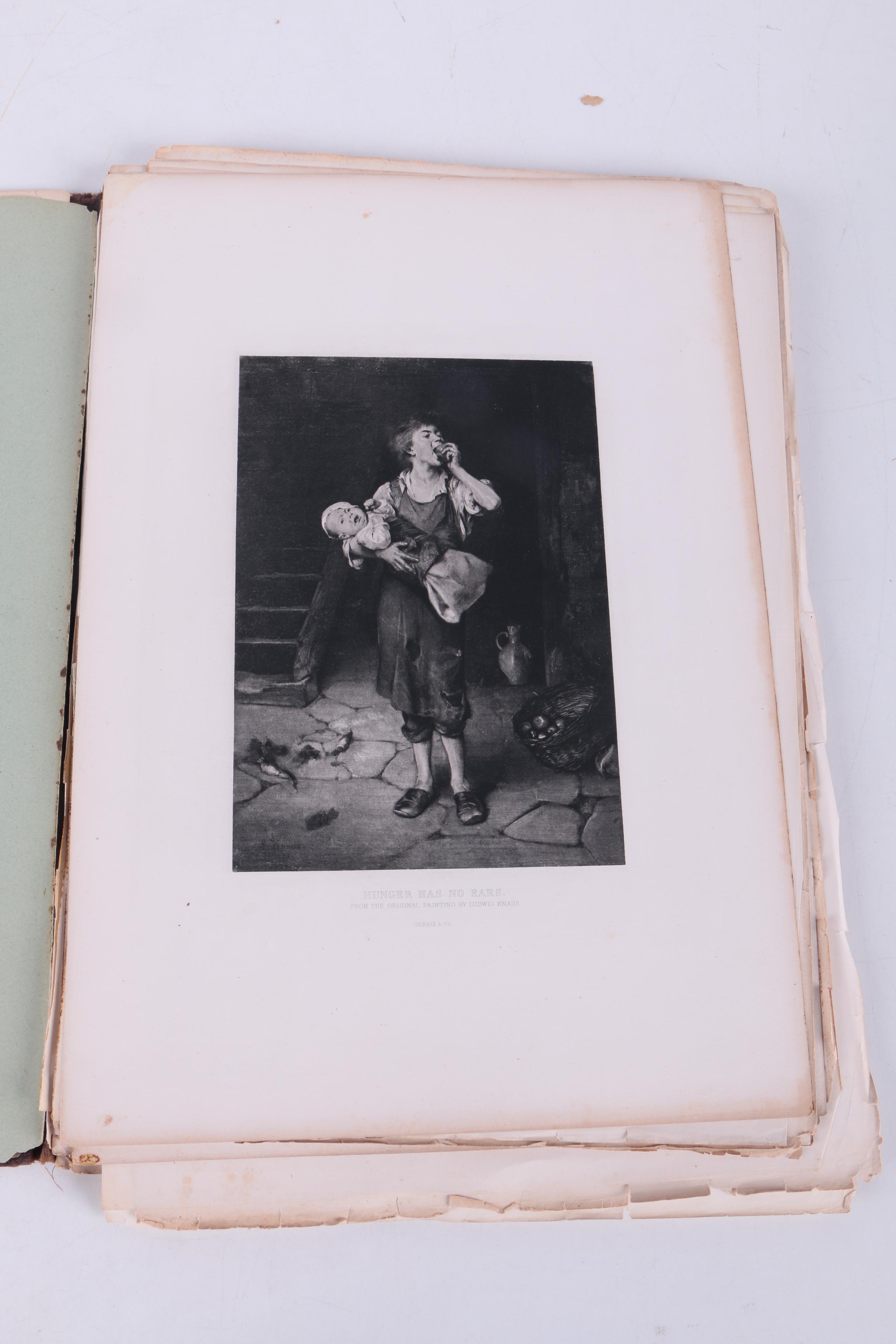 1884 "The Masterpieces of German Art Illustrated: Portfolio Edition" Sections