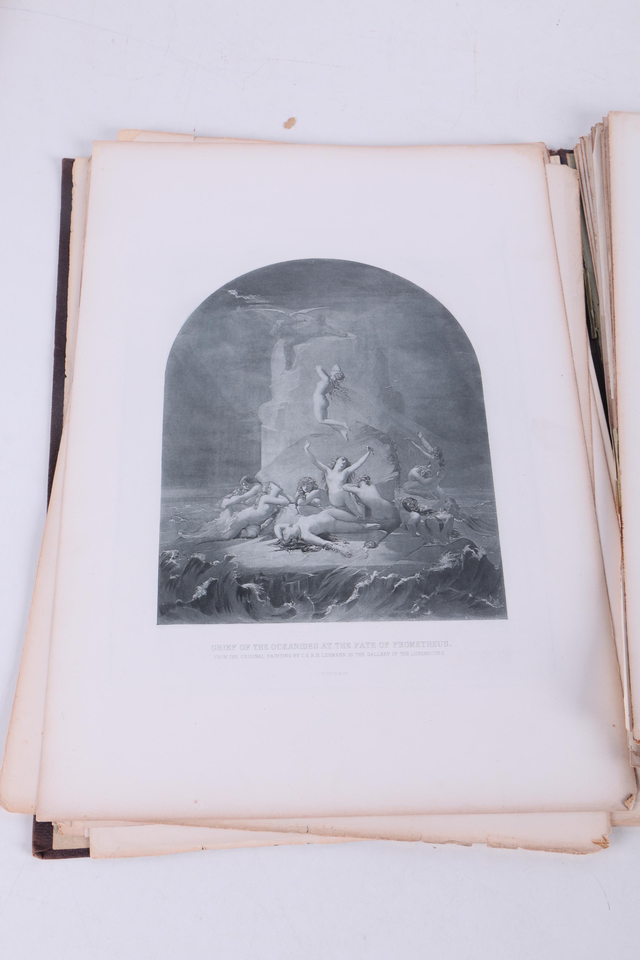 1884 "The Masterpieces of German Art Illustrated: Portfolio Edition" Sections