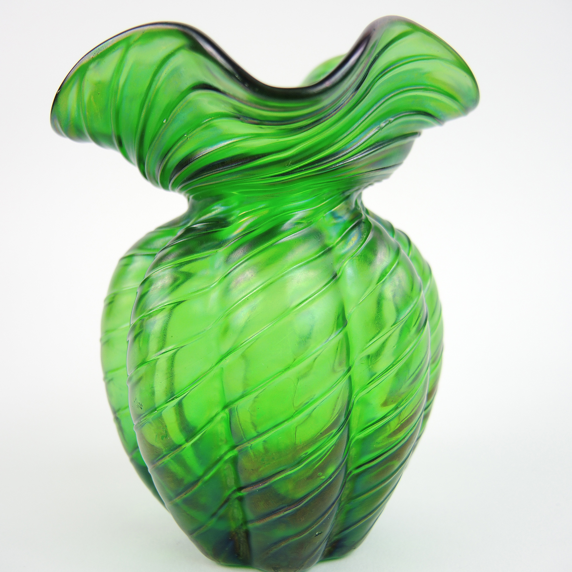 Vintage Kralik and The Glass Eye Art Glass Vases