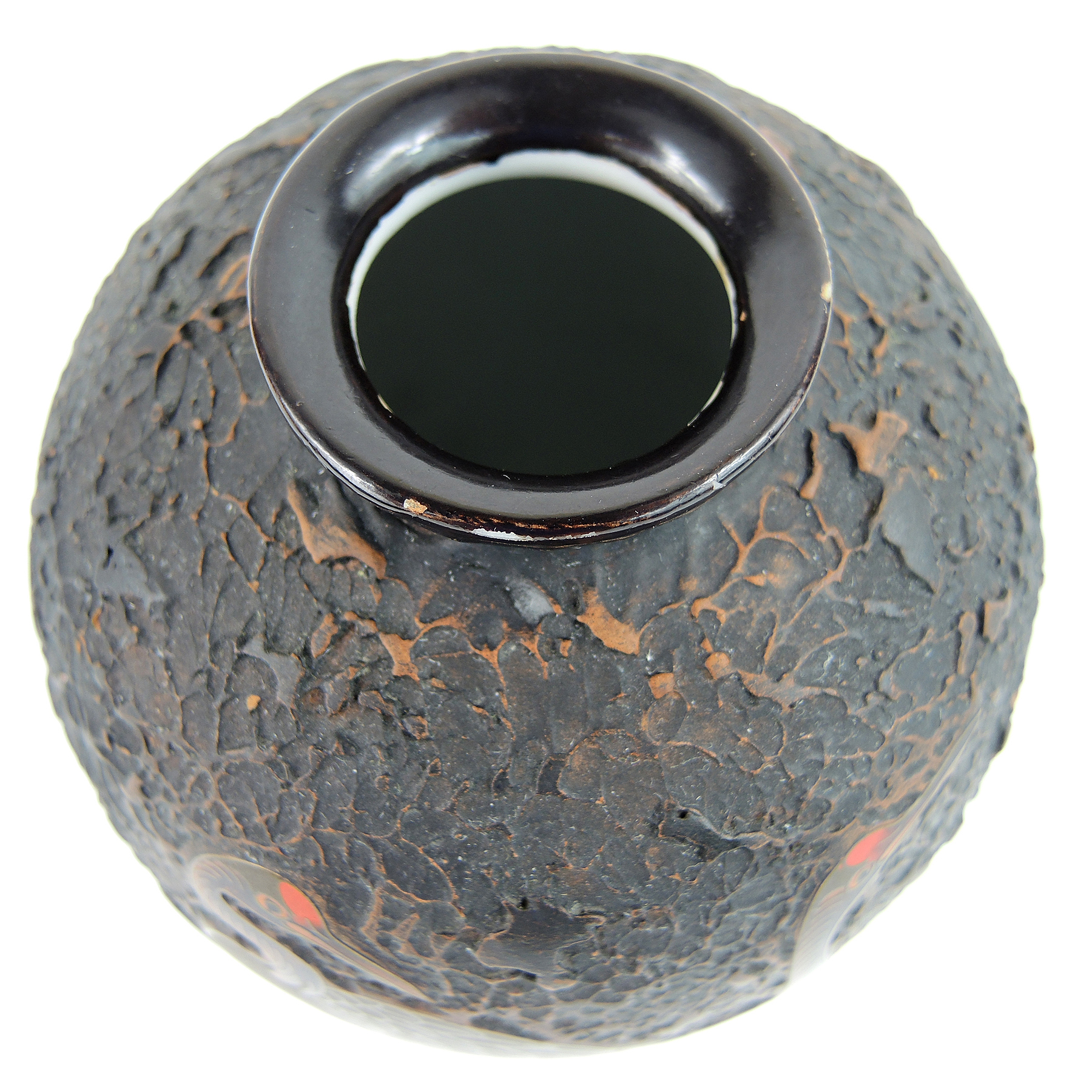 Japanese Jiki-Shippo Meiji Period Urn