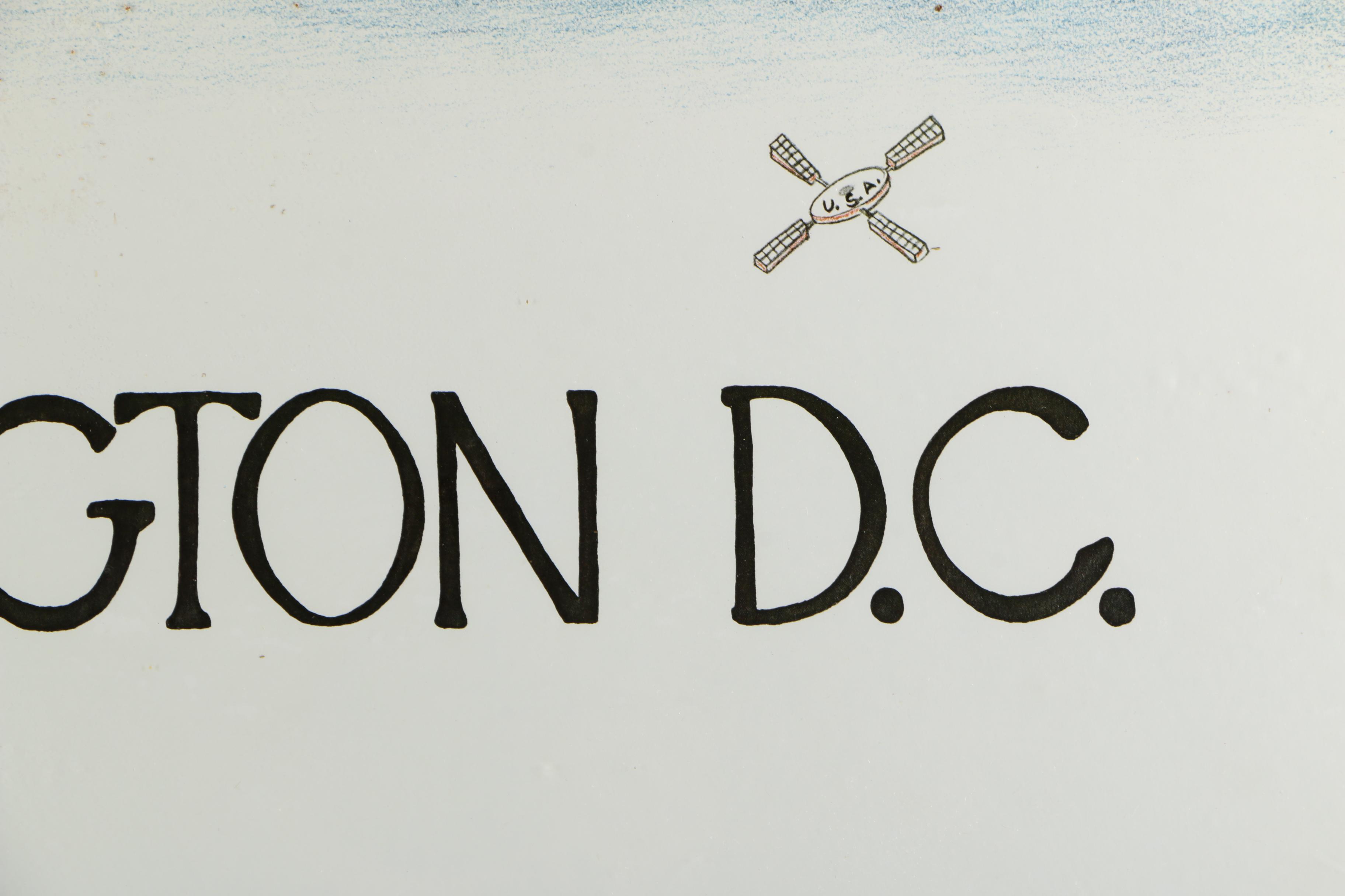 Offset Lithograph After J. Checchi of Washington D.C.