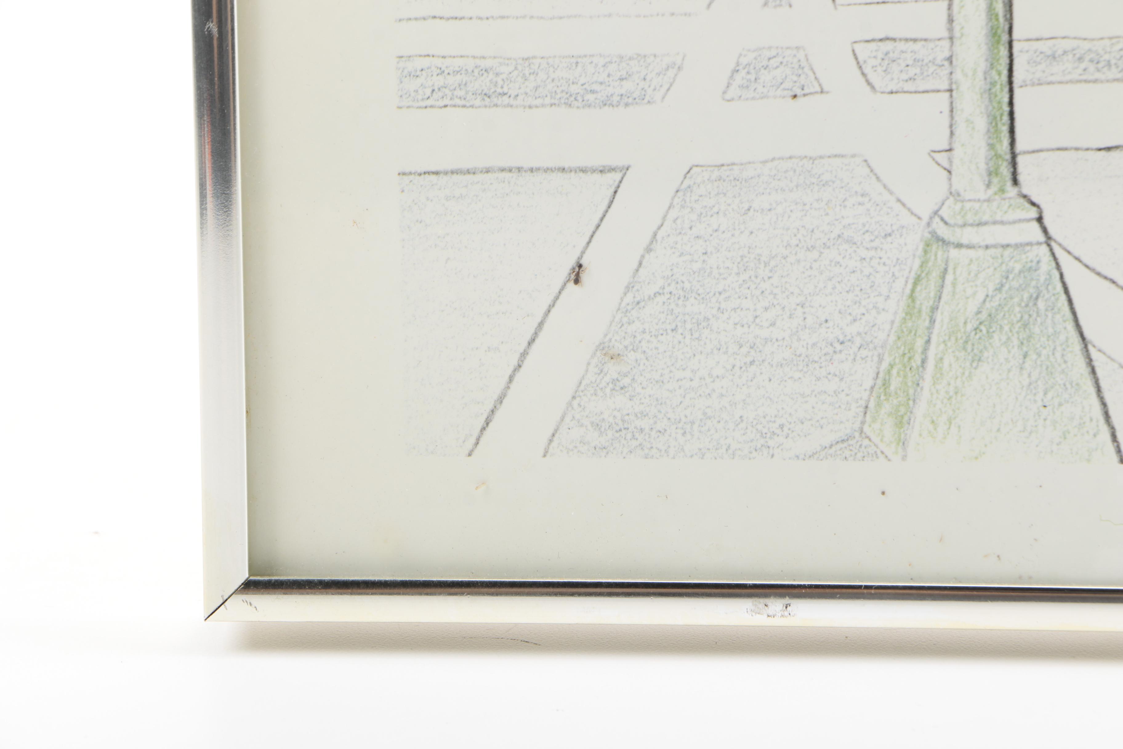 Offset Lithograph After J. Checchi of Washington D.C.