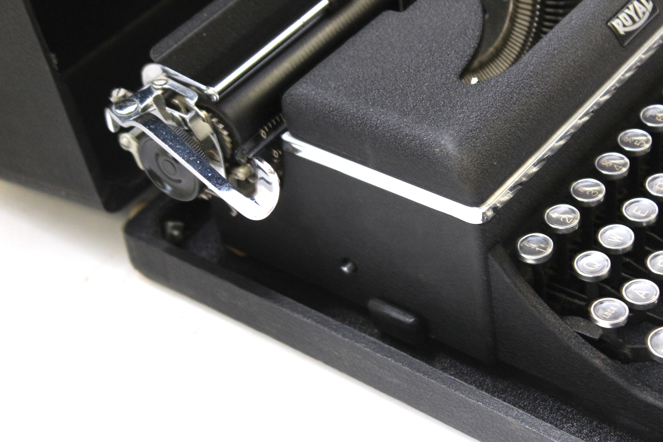 Vintage Manual Typewriter in Case By Royal Typewriter Company