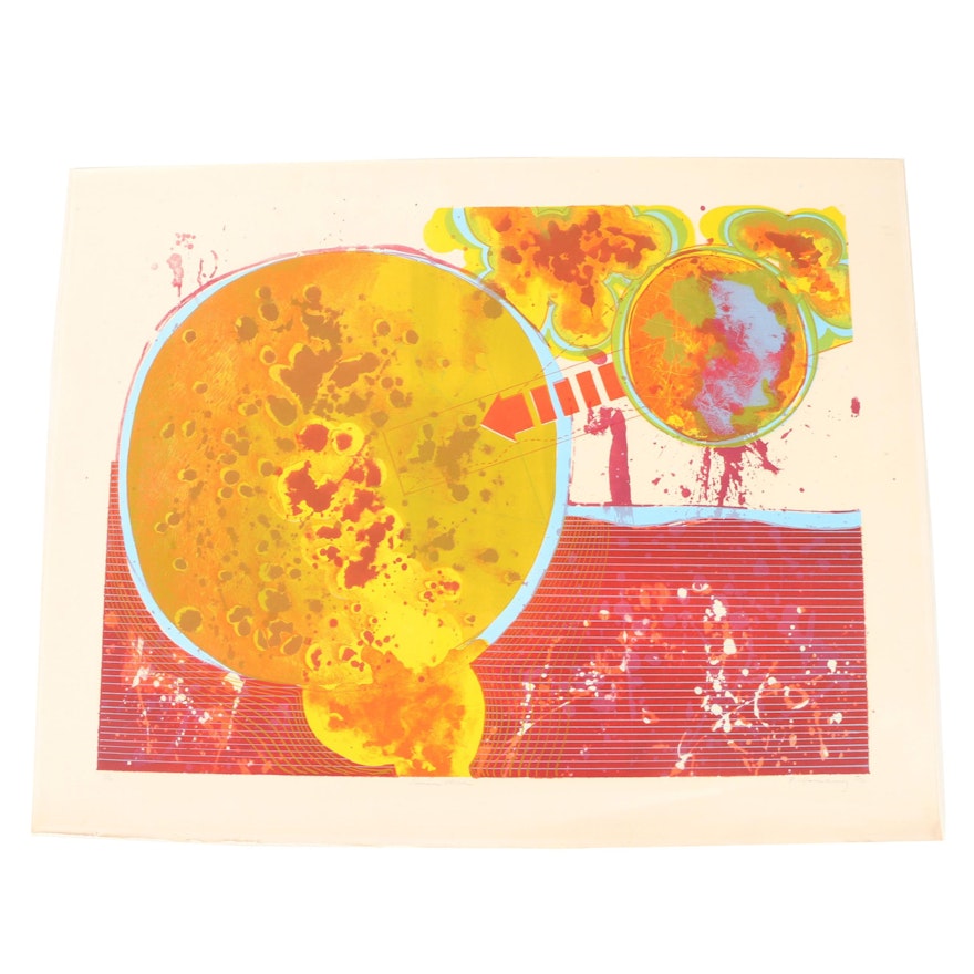 Limited Edition Serigraph on Arches Paper "Summer Moon"