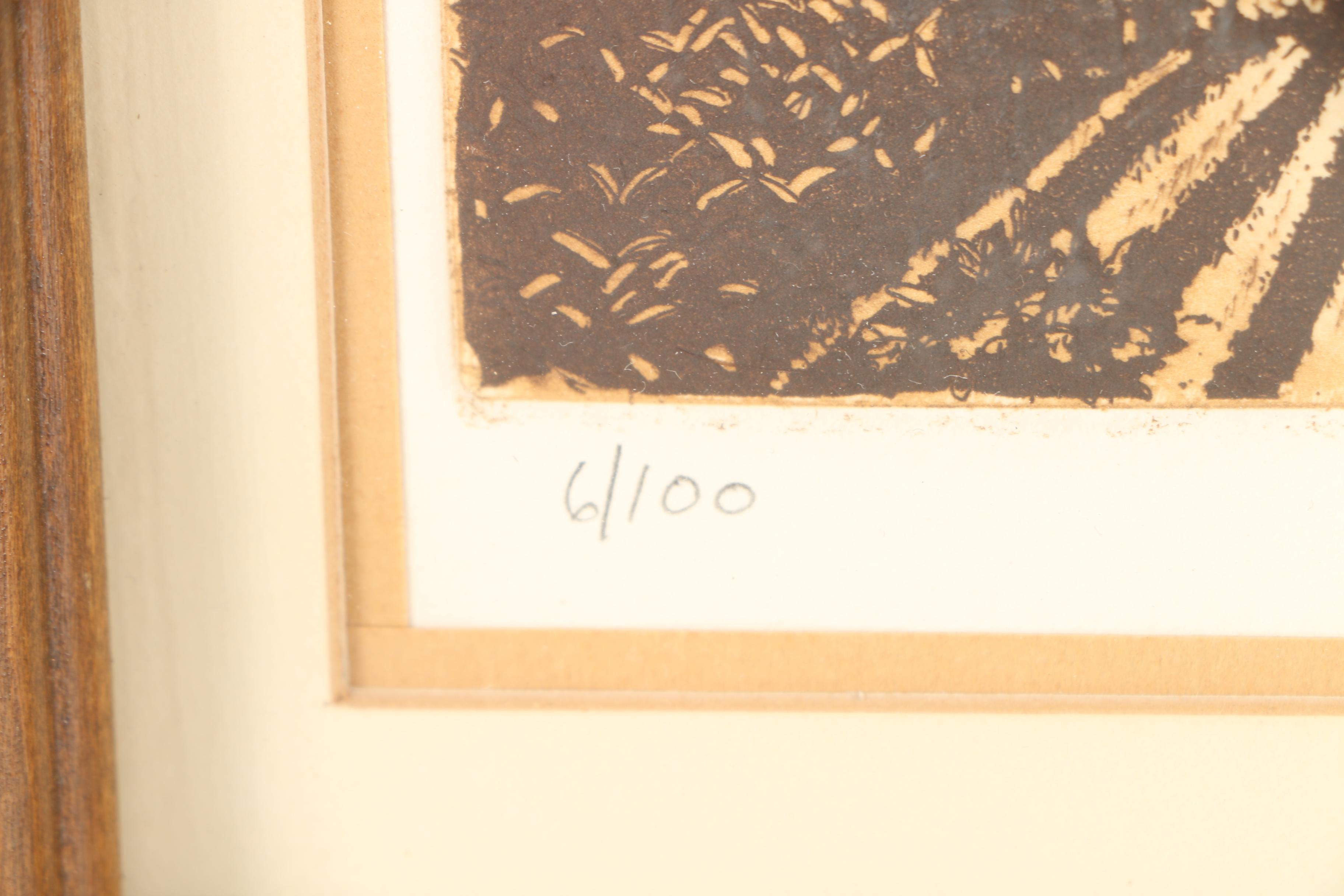 John Culik Limited Edition Etching "Break O'Day"