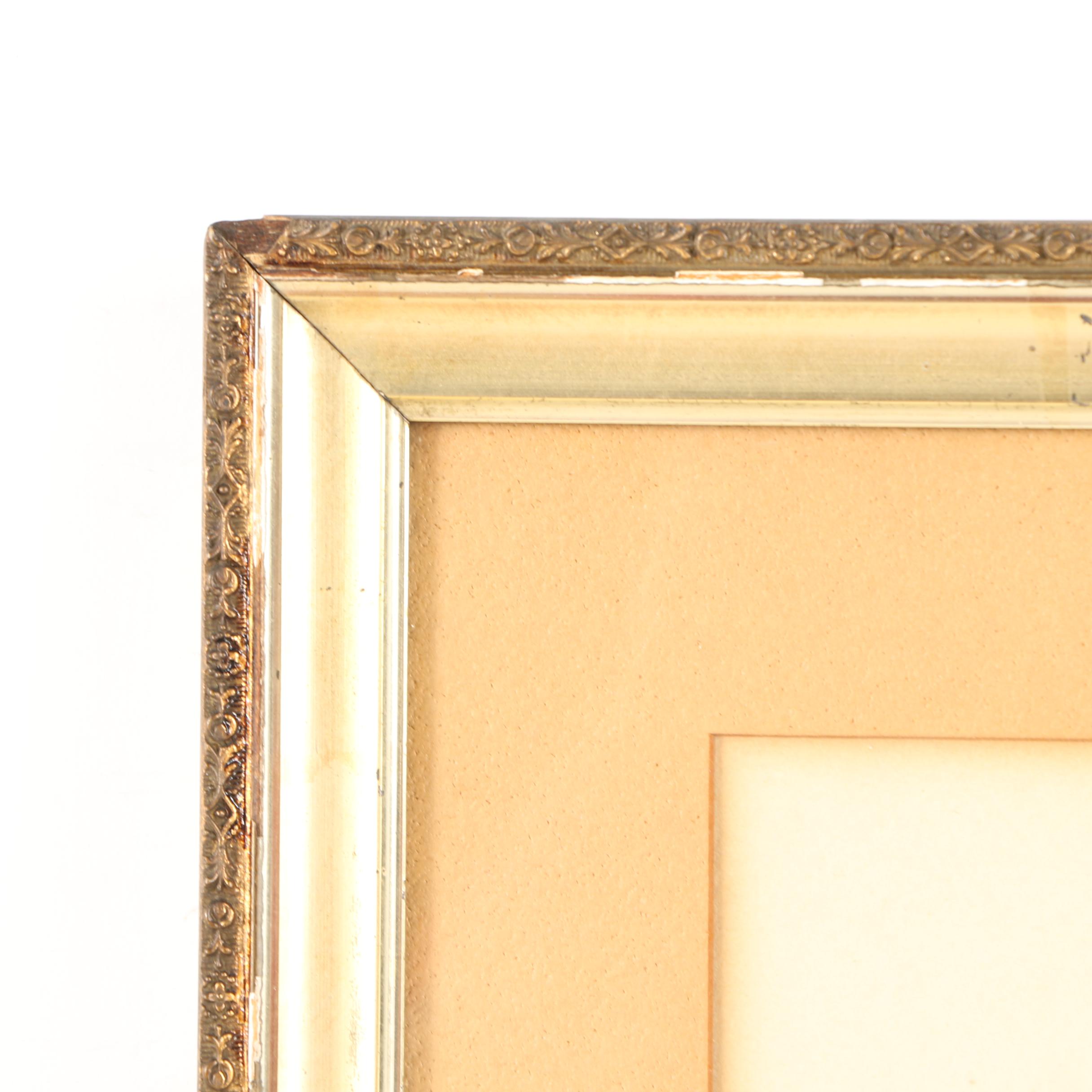 N. Deeds Watercolor Painting of Countryside House