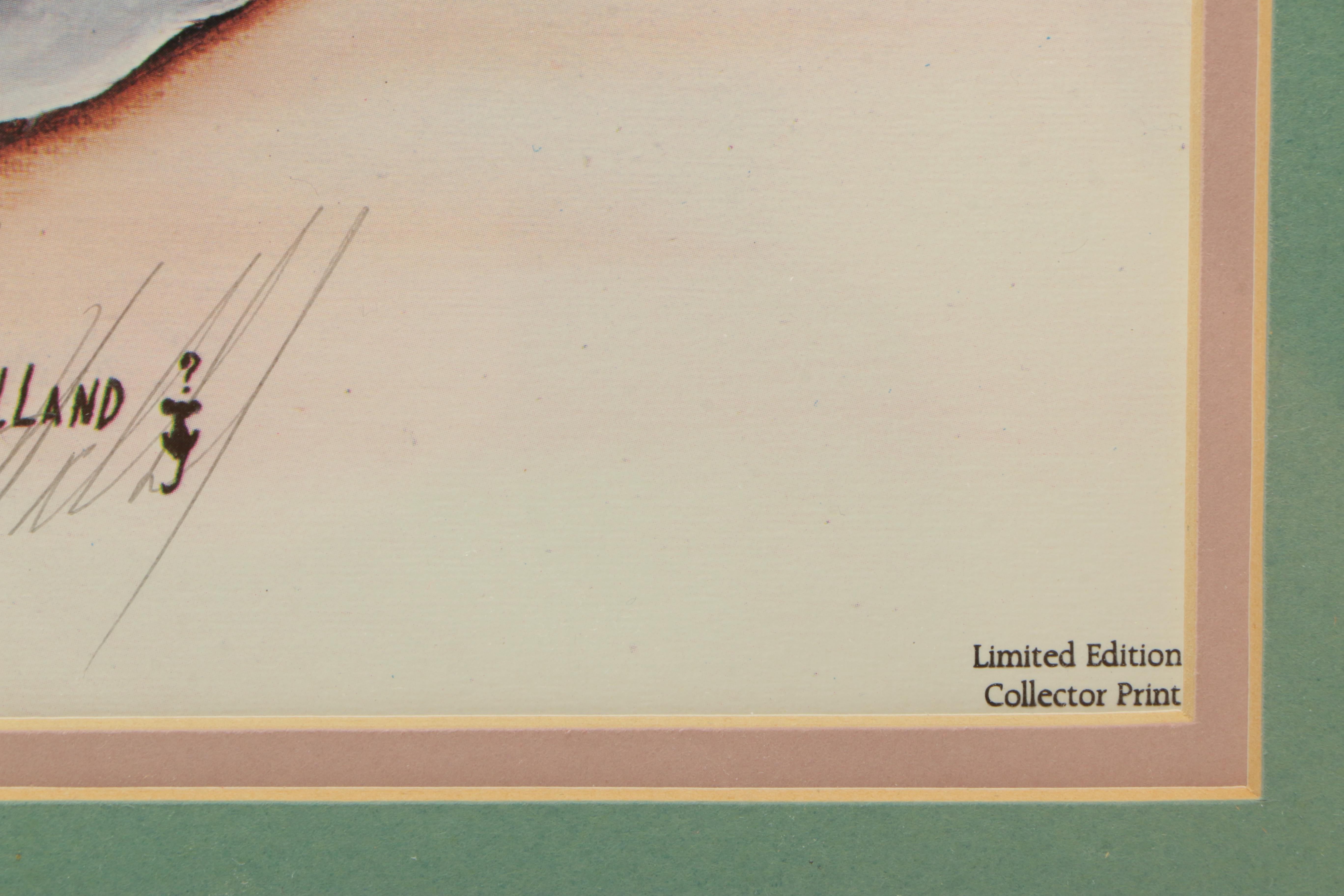 Ken Holland Limted Edition Offset Lithograph "Far Above Rubies"