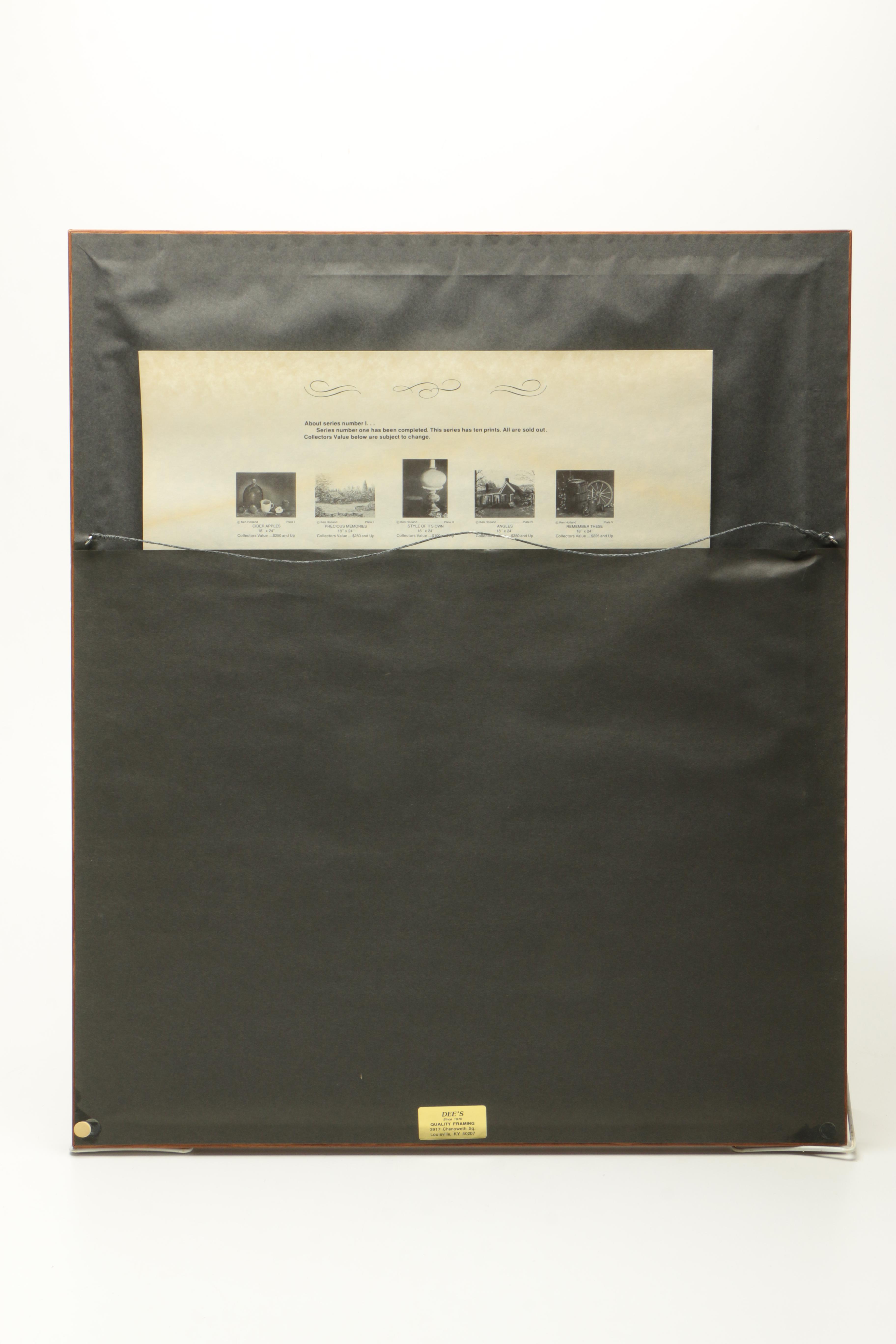 Ken Holland Limted Edition Offset Lithograph "Far Above Rubies"