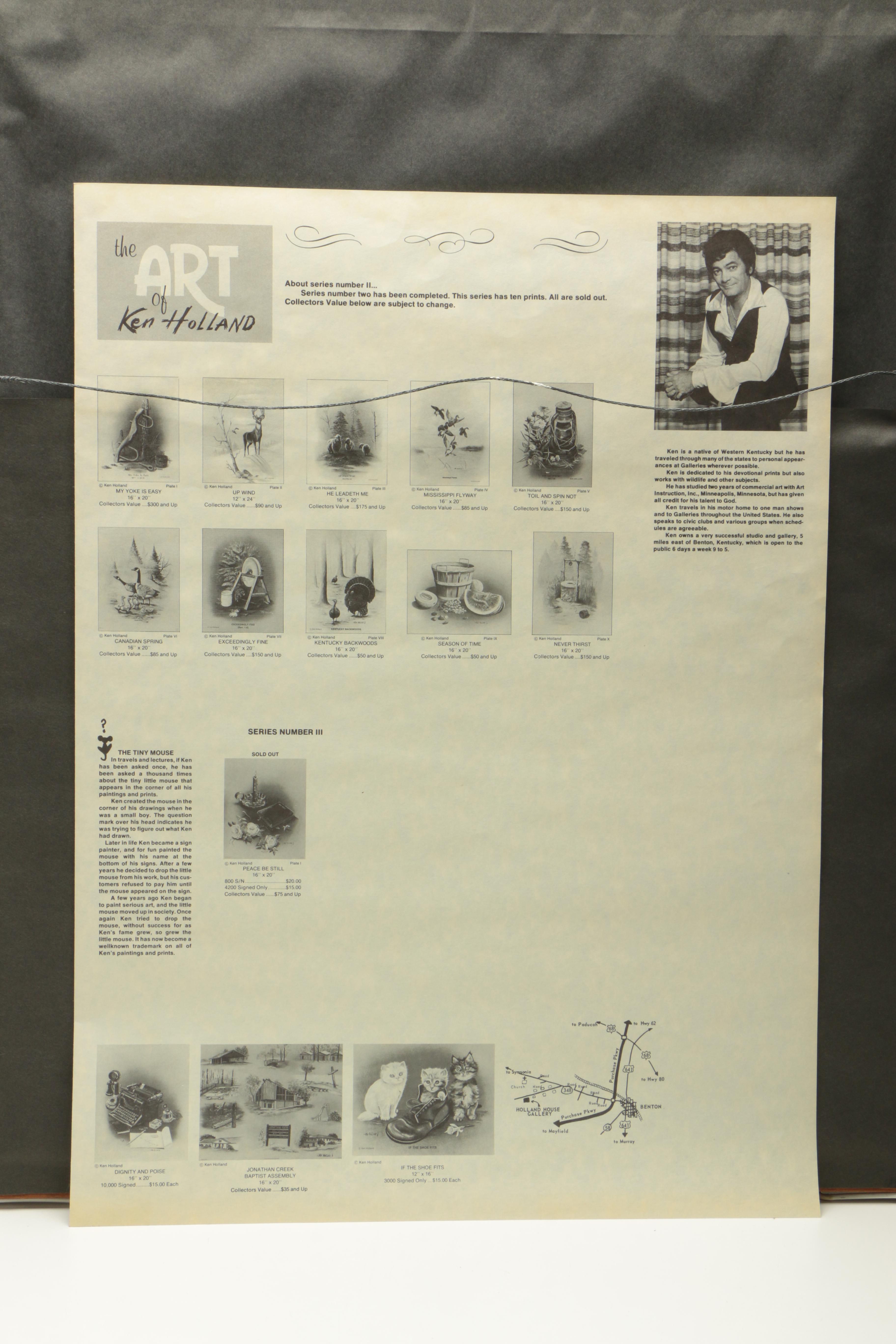 Ken Holland Limted Edition Offset Lithograph "Far Above Rubies"