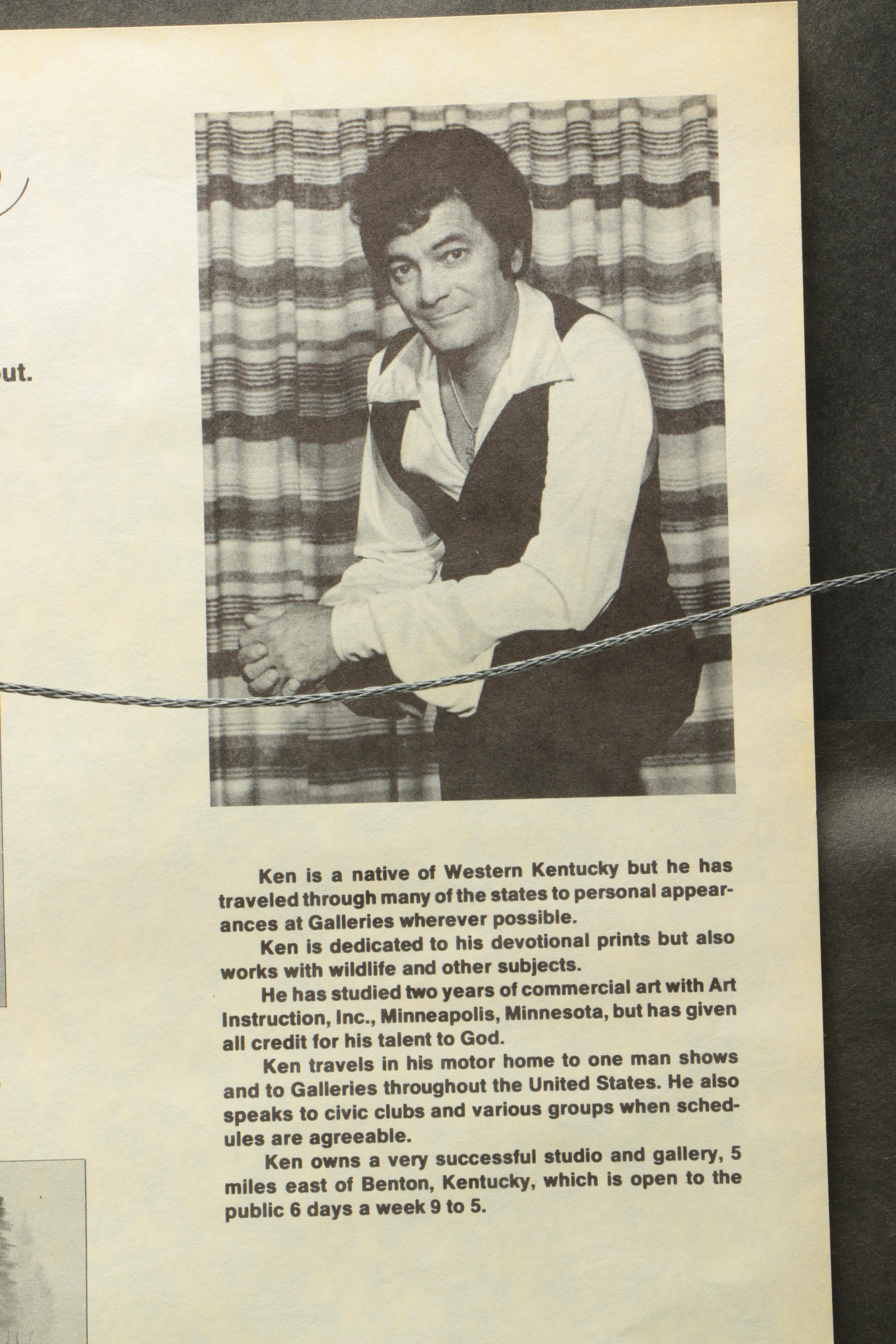 Ken Holland Limted Edition Offset Lithograph "Far Above Rubies"