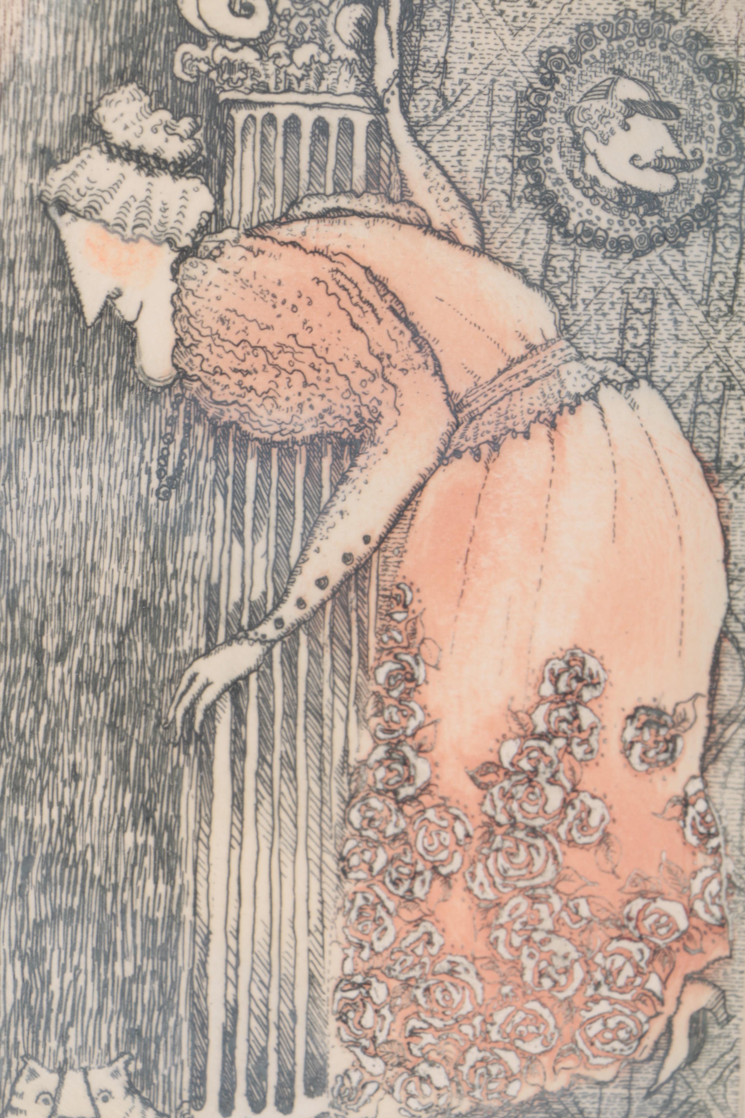 Carol Travers Lummus Limited Edition Etchings on Paper