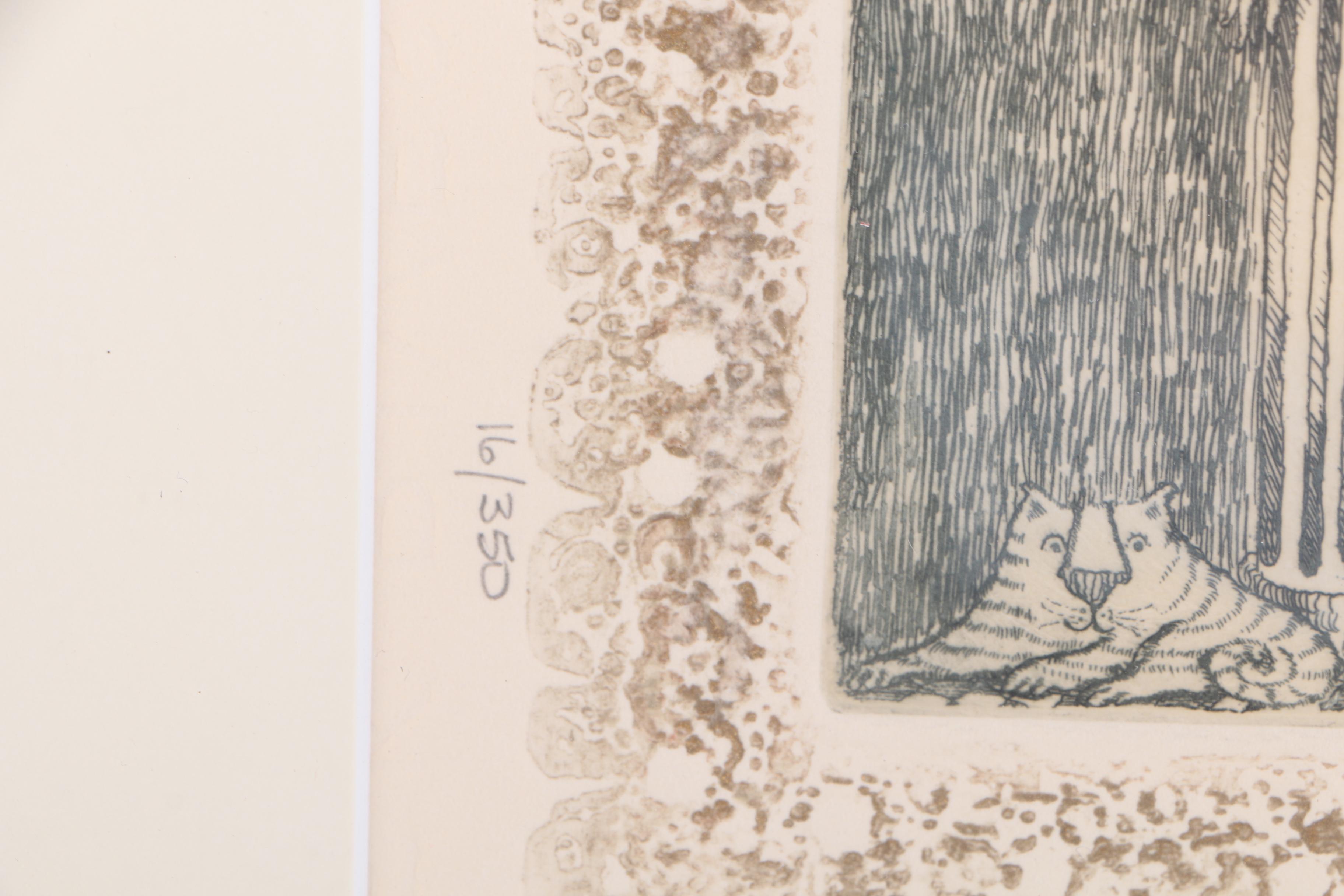 Carol Travers Lummus Limited Edition Etchings on Paper