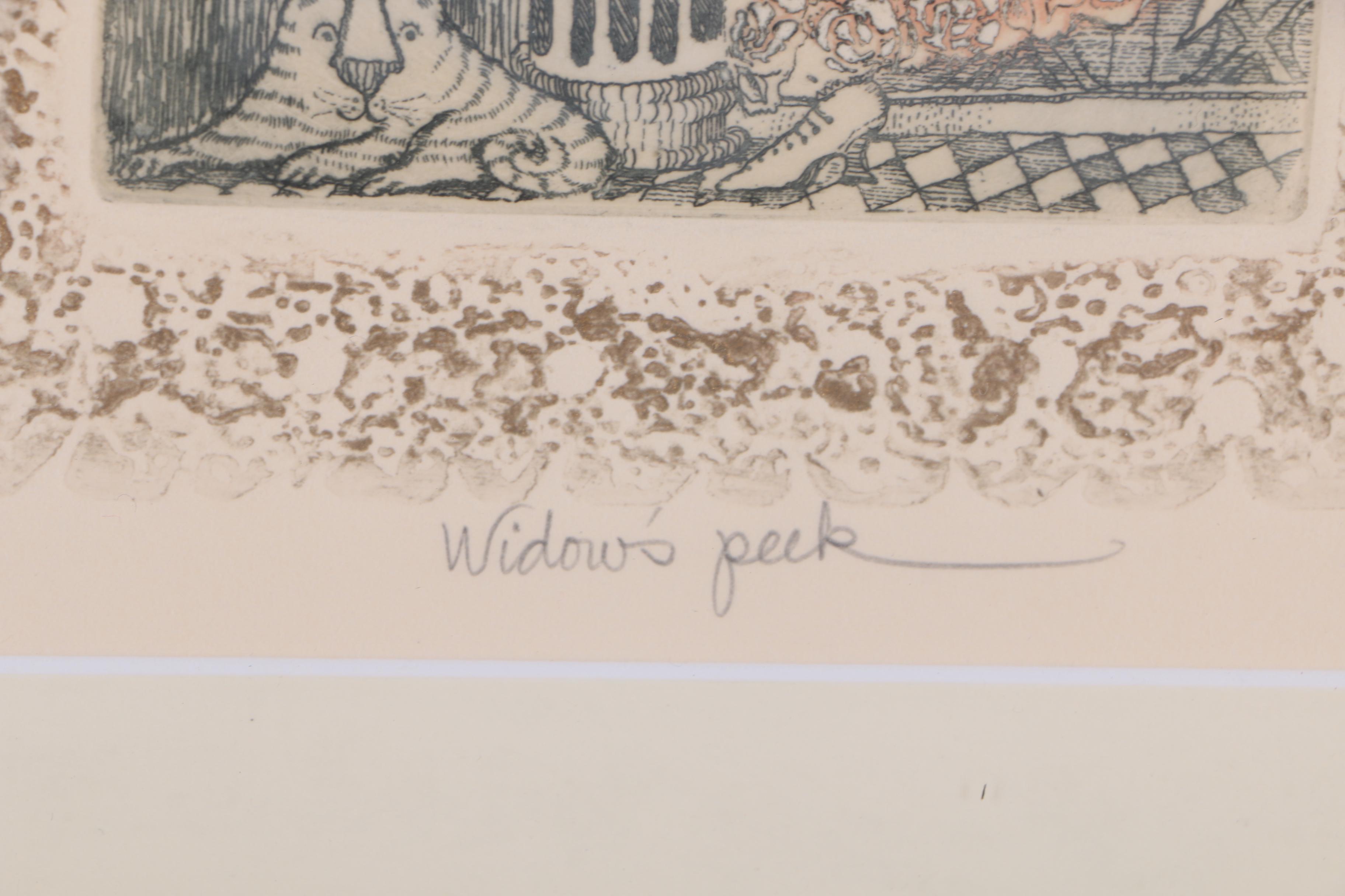 Carol Travers Lummus Limited Edition Etchings on Paper