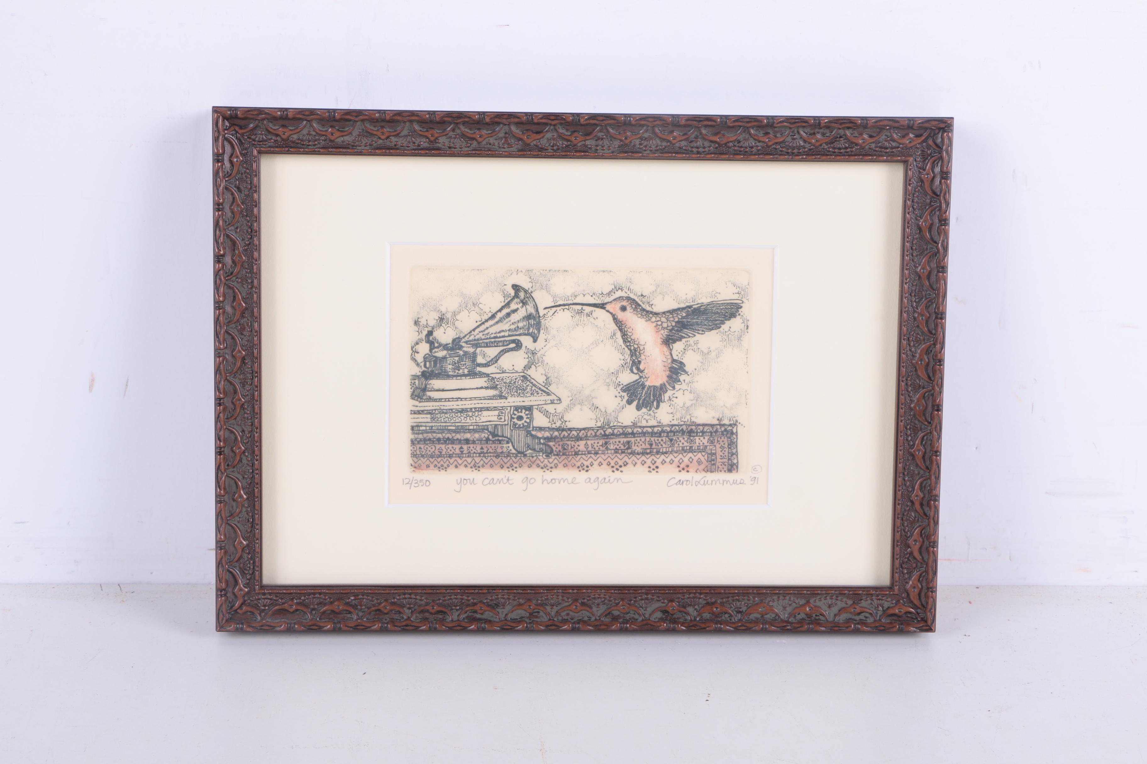 Carol Travers Lummus Limited Edition Etchings on Paper