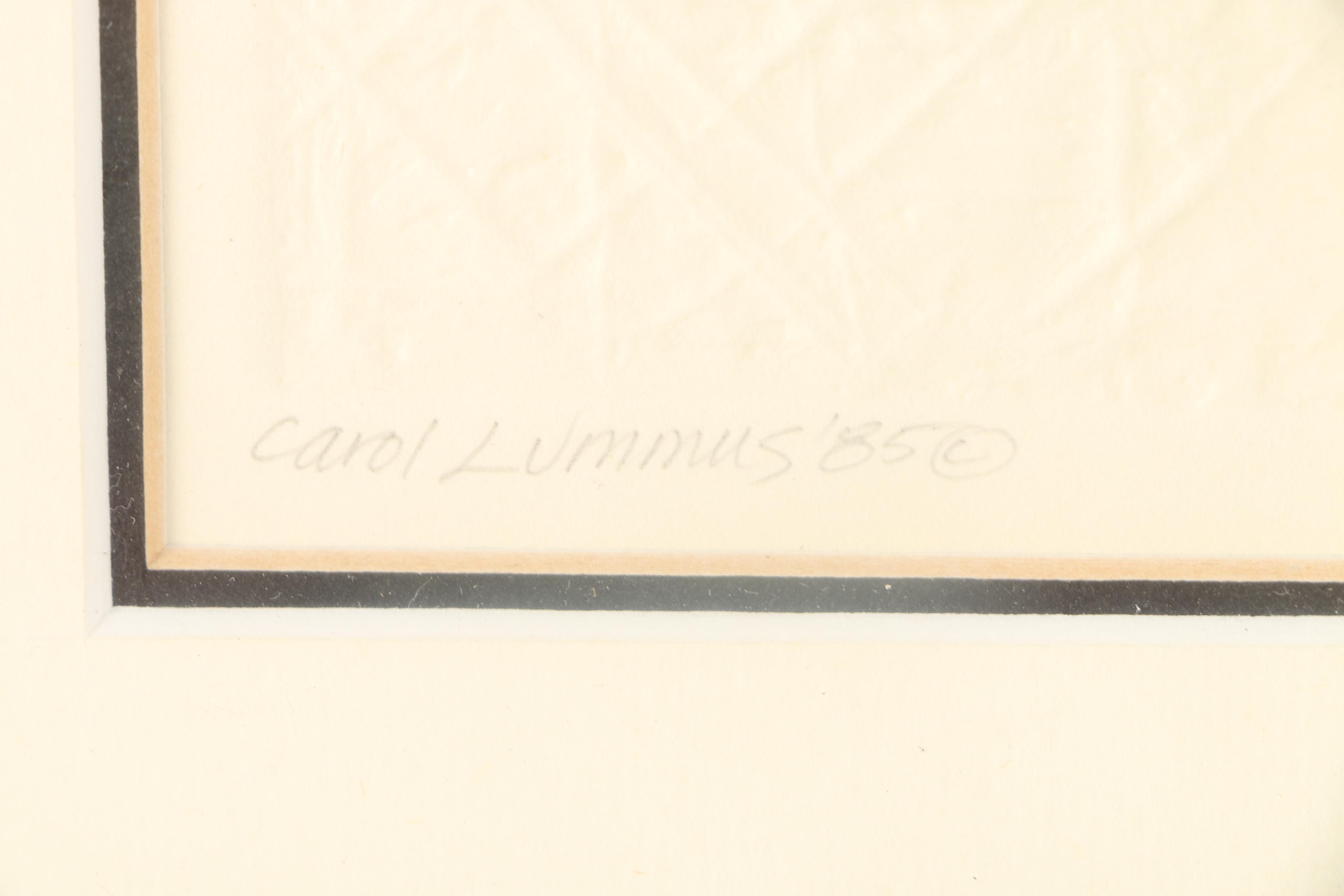 Carol Lummus Limited Edition Etchings of a Frog and Sheep