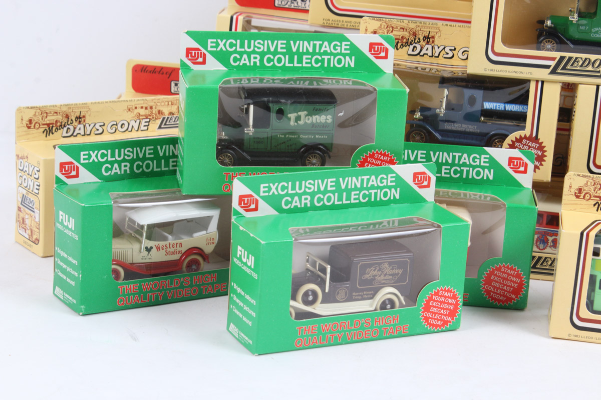 Vintage 1:64 Scale Die-Cast Vehicles Featuring Lledo and Fugi