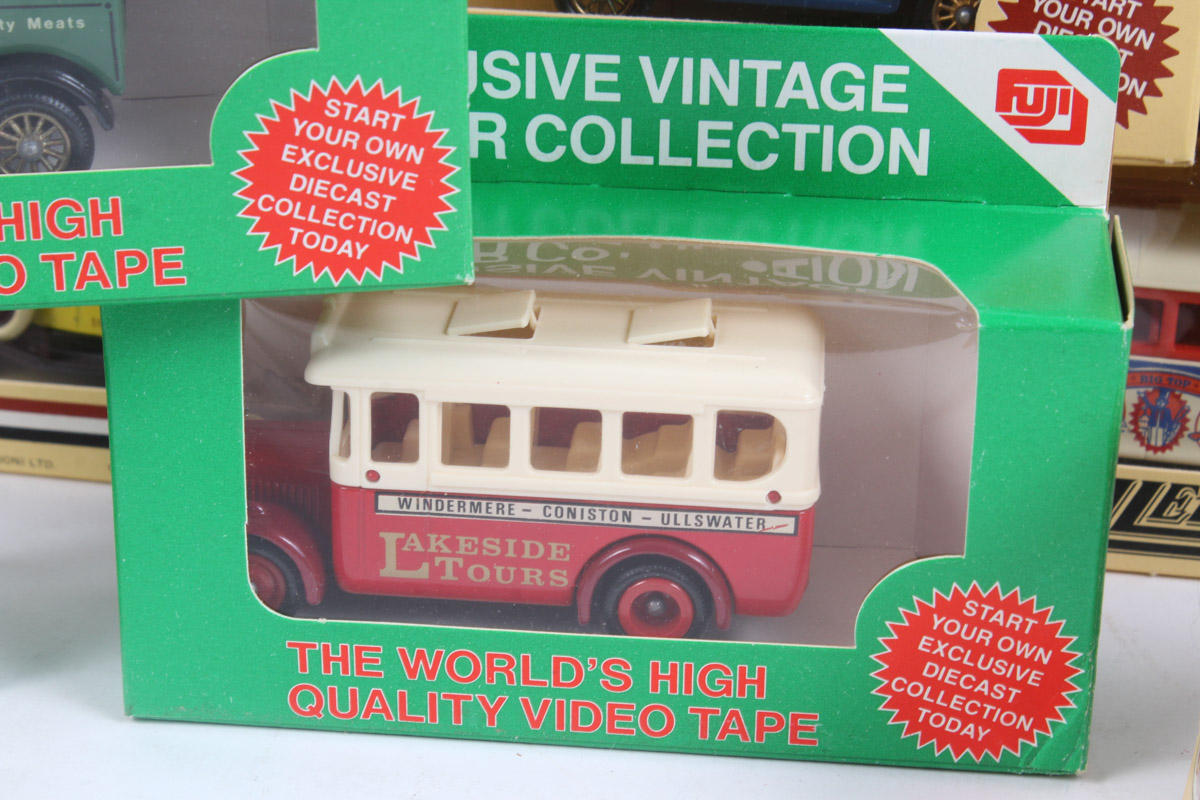 Vintage 1:64 Scale Die-Cast Vehicles Featuring Lledo and Fugi