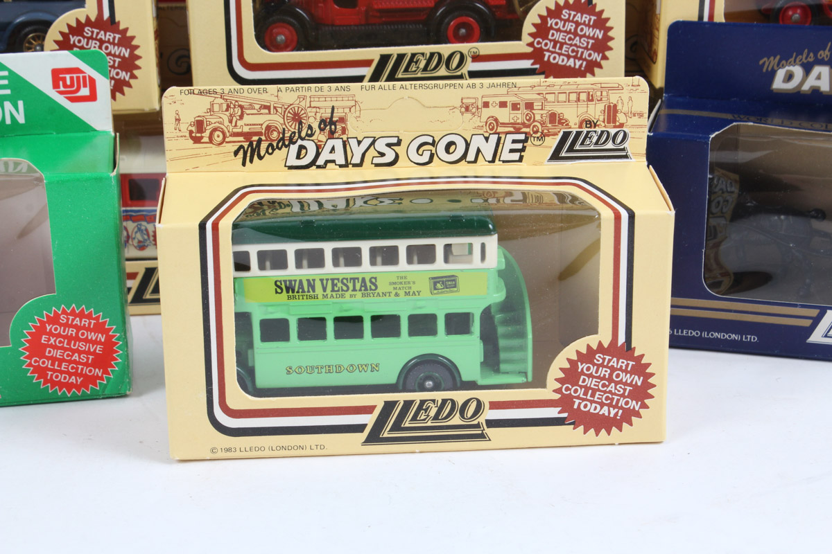 Vintage 1:64 Scale Die-Cast Vehicles Featuring Lledo and Fugi