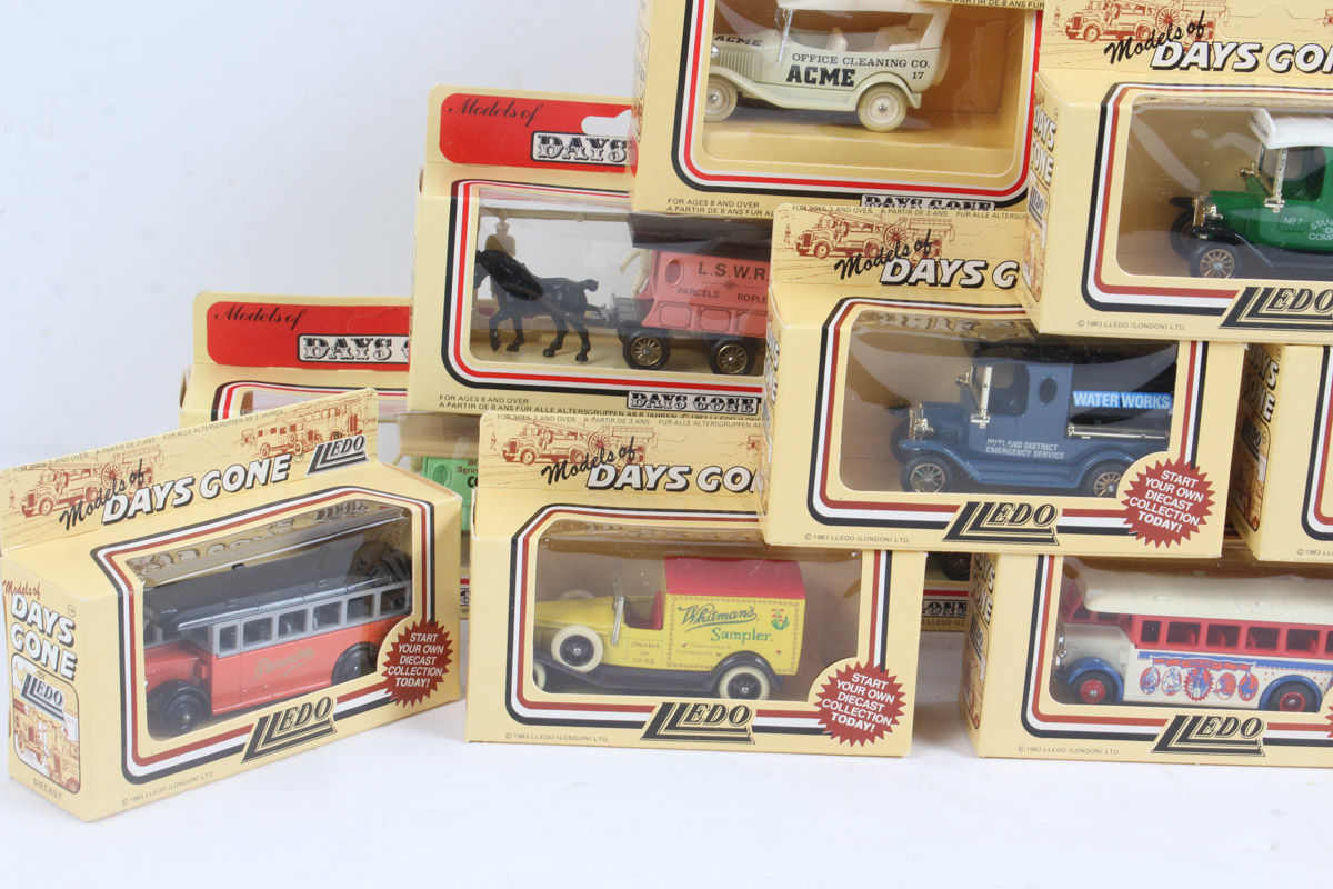 Vintage 1:64 Scale Die-Cast Vehicles Featuring Lledo and Fugi