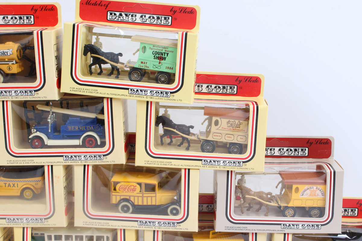 Vintage 1:64 Scale Die-Cast Vehicles Featuring Lledo and Fugi