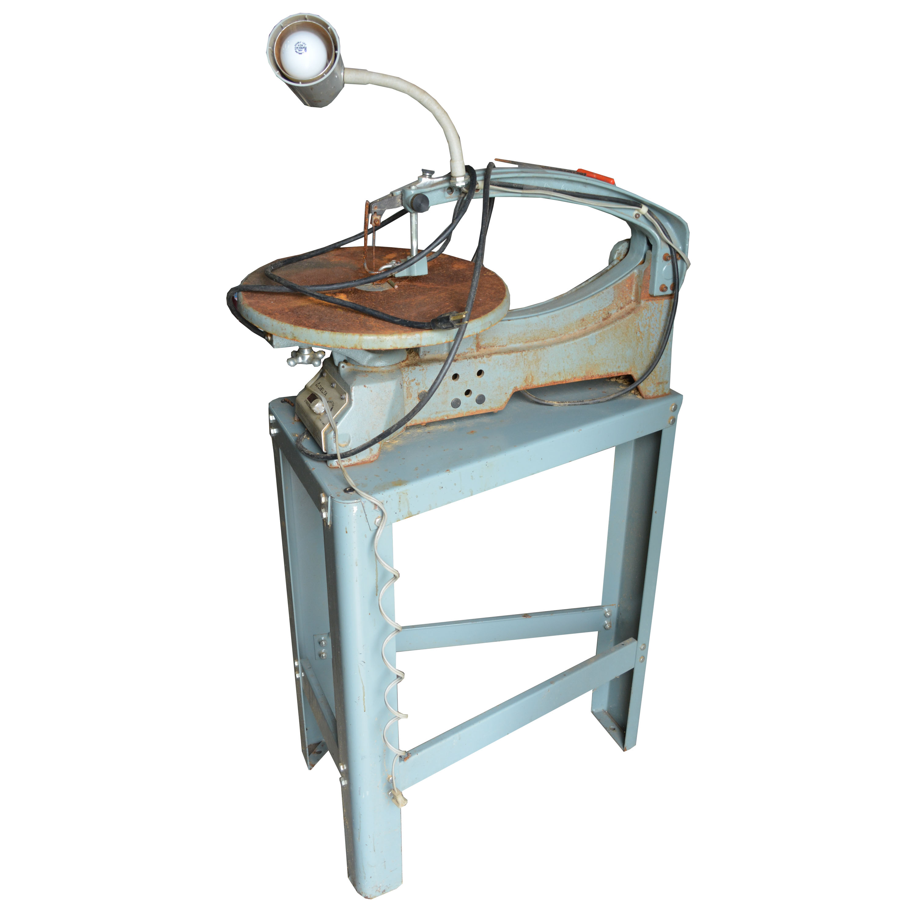 Vintage Delta Scroll Saw on Table