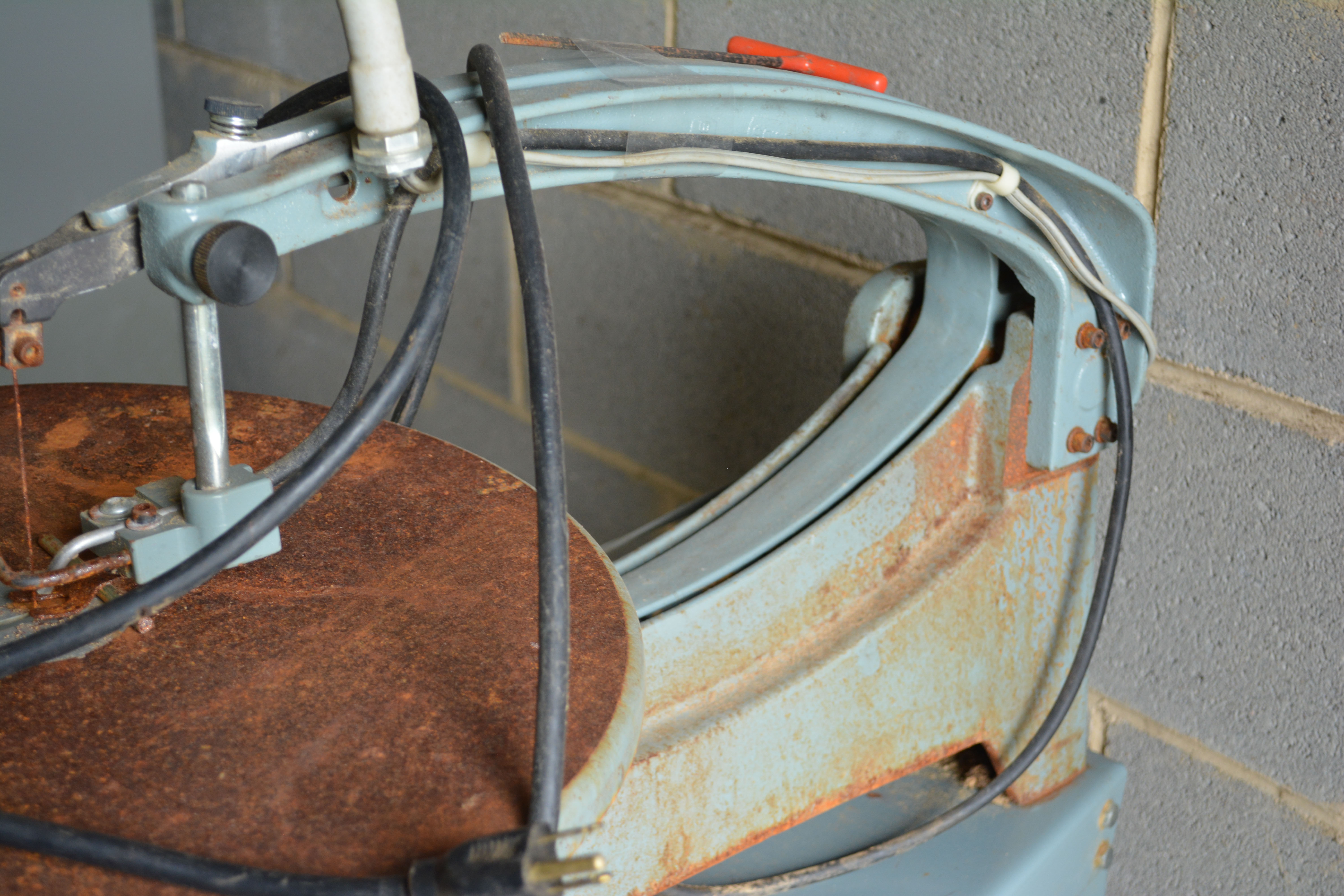 Vintage Delta Scroll Saw on Table